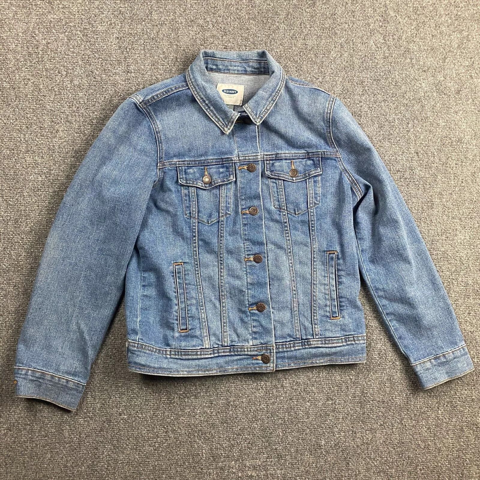 Old Navy Old Navy Denim Jacket Women's Medium Trucker Front Pockets Size M / US 6-8 / IT 42-44 - 1 Thumbnail