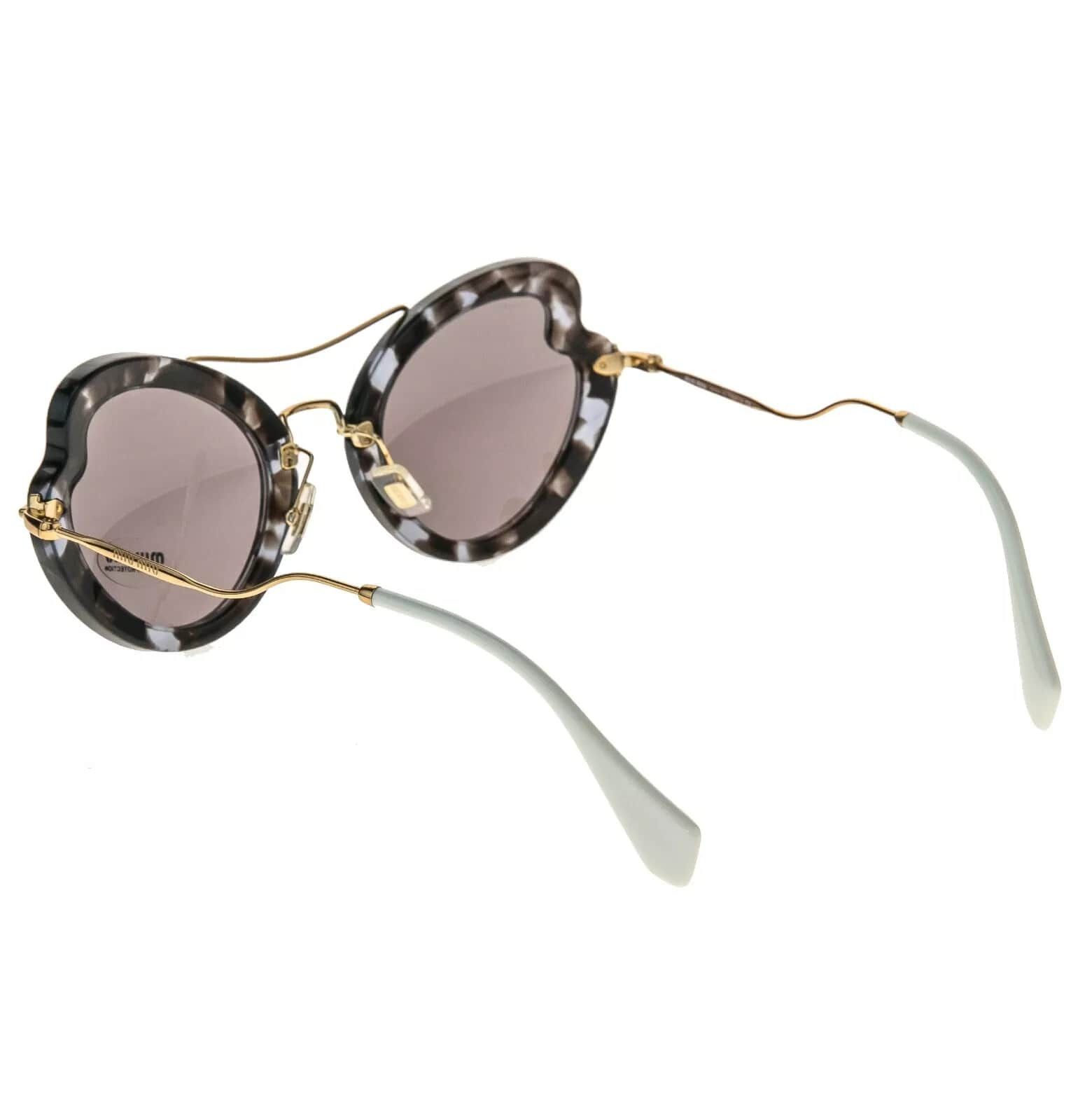 Miu Miu MIU MIU SCENIQUE Butterfly 11R Designer Sunglasses MU11RS Size ONE SIZE - 8 Thumbnail