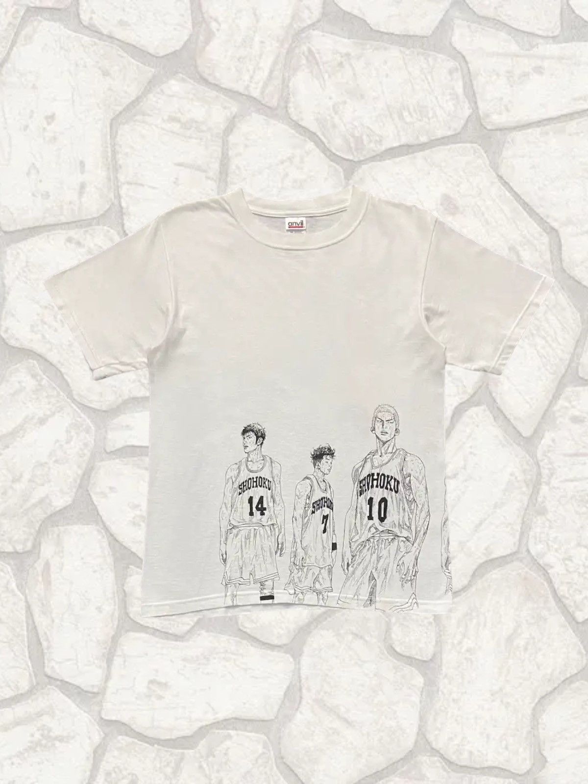 Vintage Slam Dunk Shohoku Hanamichi Team Anime Tshirt