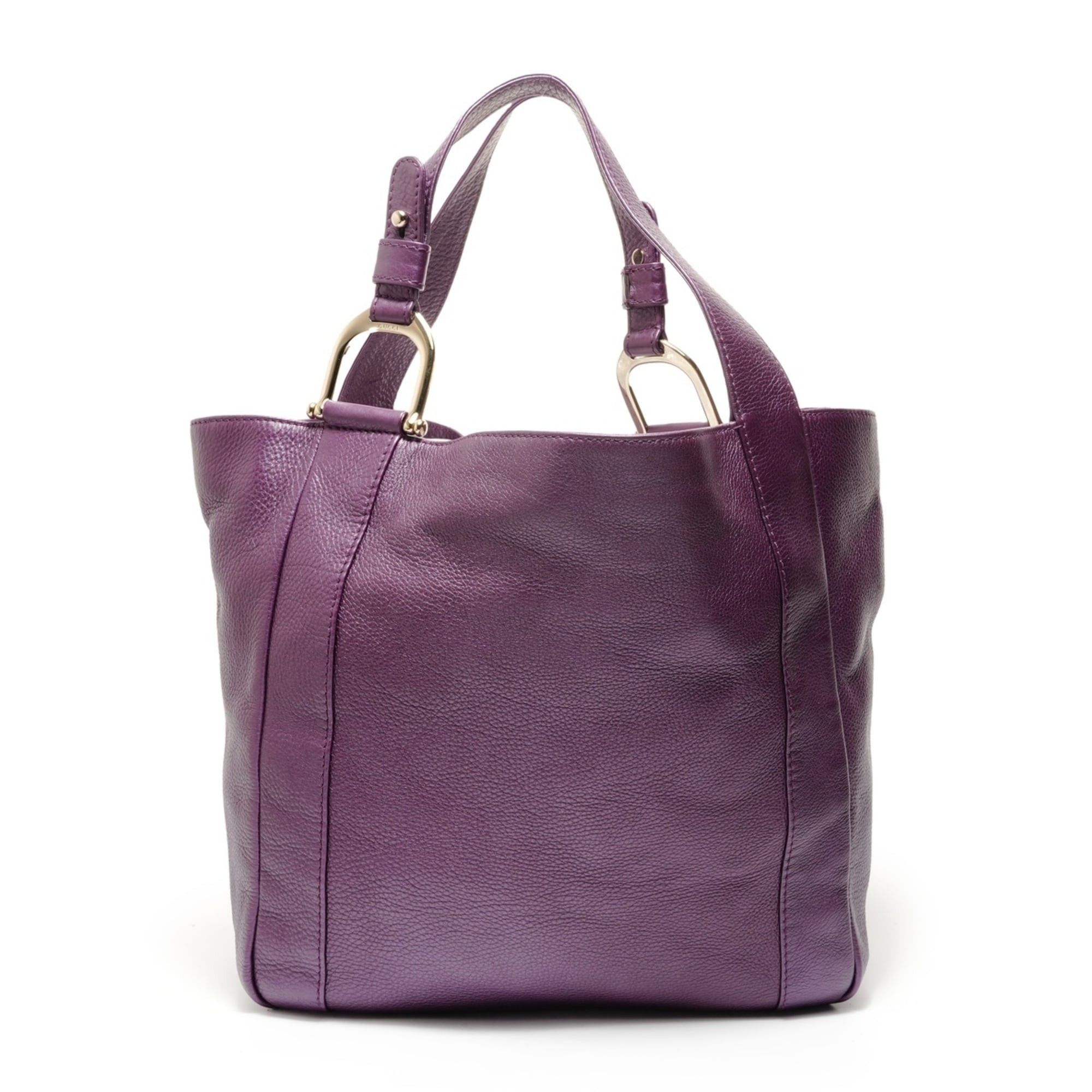 Gucci Gucci leather tote bag, purple Size ONE SIZE - 1 Thumbnail