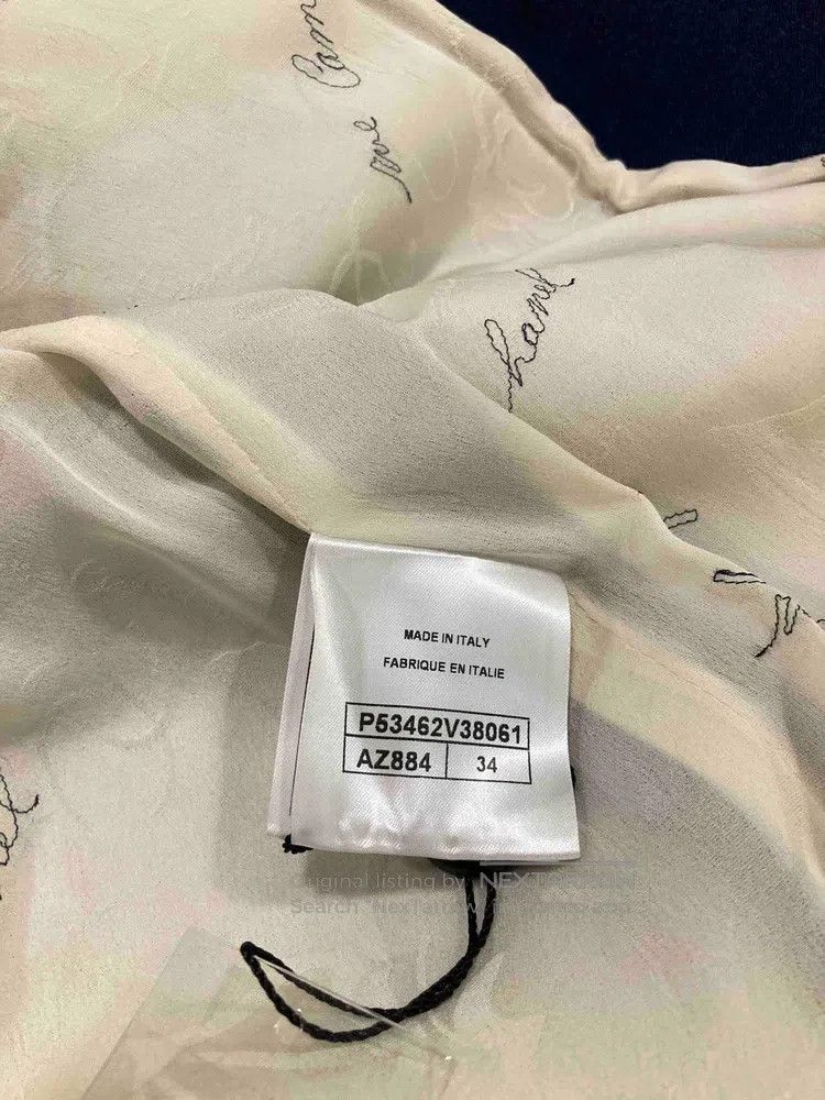 Chanel Chanel Blue and white double-breasted coat Size XXS / US 00 / IT 34 - 7 Thumbnail
