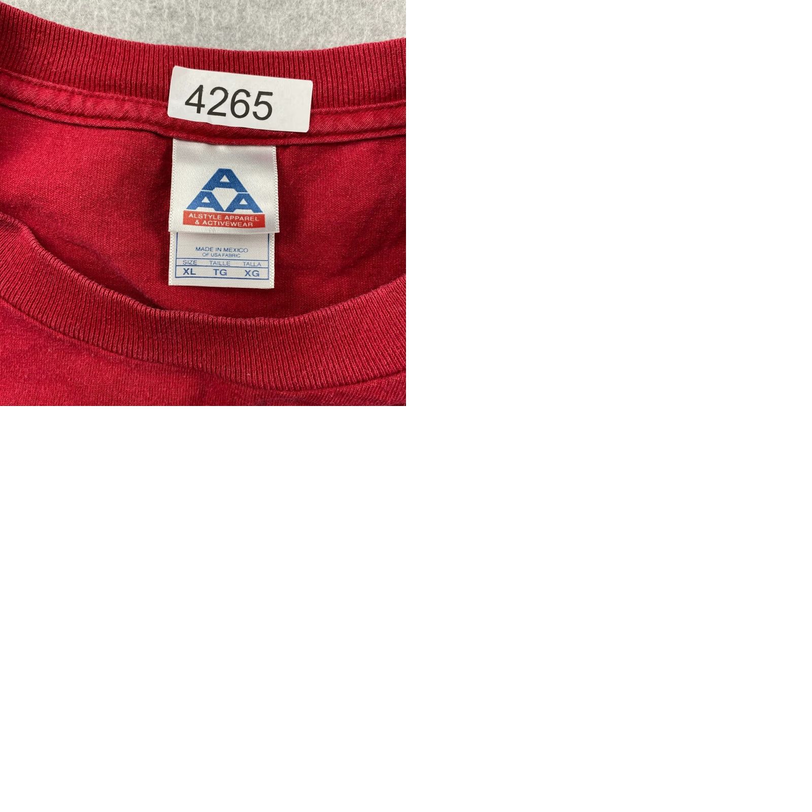 AAA VINTAGE AAA Alaska Ketchikan Shirt Mens XL Red Embroidered Logo Short Sleeve T-Shirt Regular Fit Cotton Logo All Seasons Size US XL / EU 56 / 4 - 9 Thumbnail