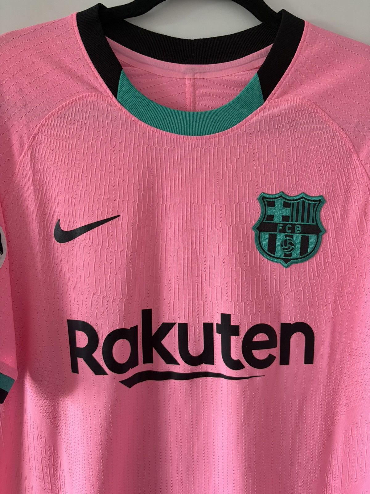 Barcelona nike 2020/2021 trzecia Messi wersja meczowa — zdjęcie 6