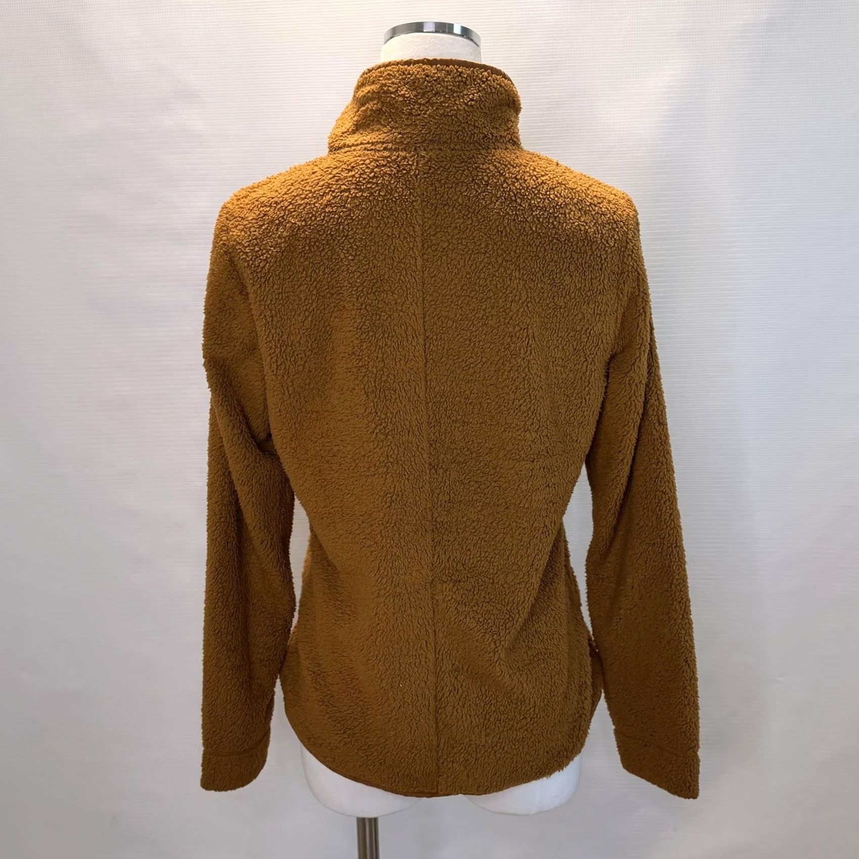 Vintage Kuhl Jacket Womens Small Brown Sherpa Fleece Snap Front High Collar Pockets Size S / US 4 / IT 40 - 4 Thumbnail
