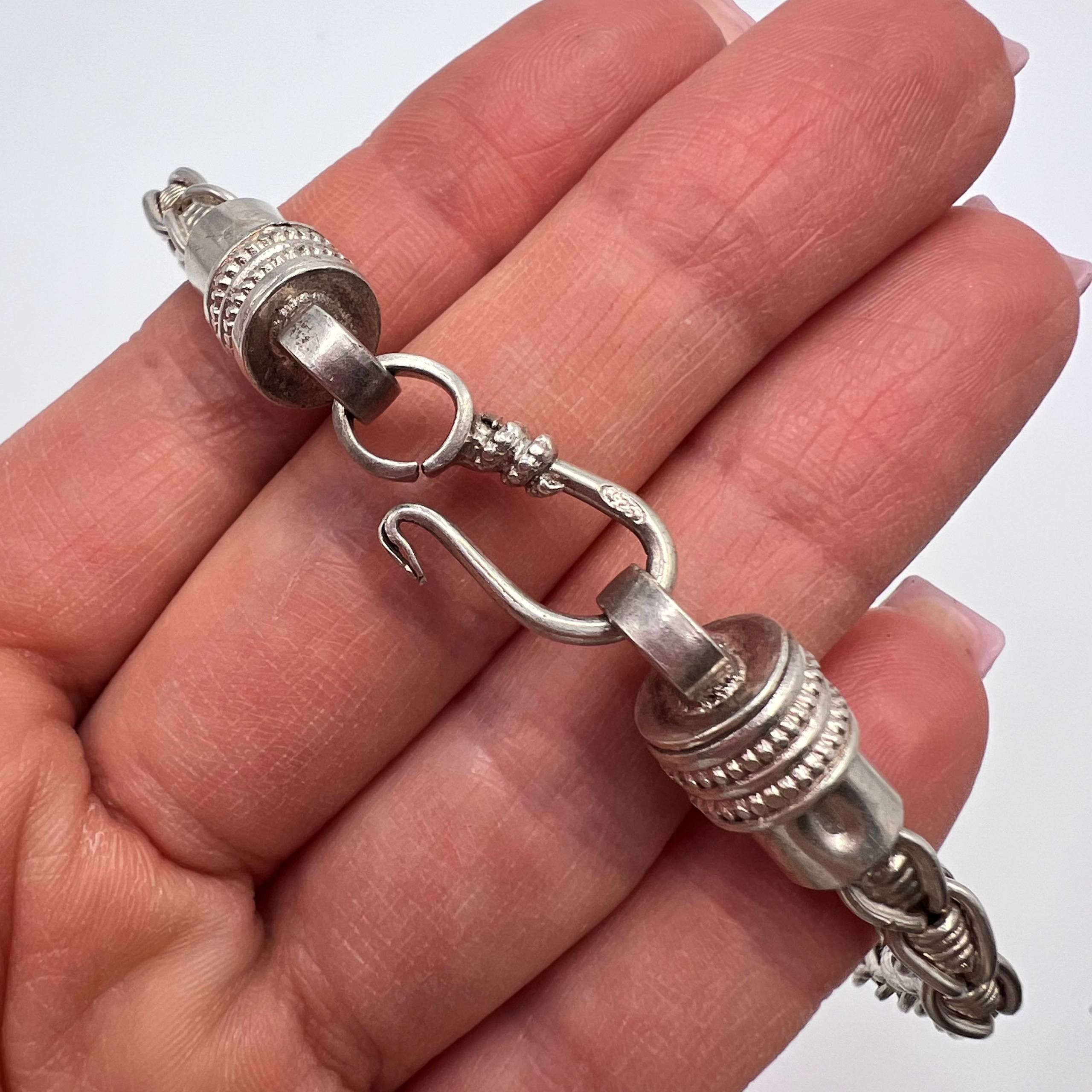 Vintage Rare Vintage Sterling Silver 925 Chain Necklace Jewelry Size ONE SIZE - 7 Thumbnail