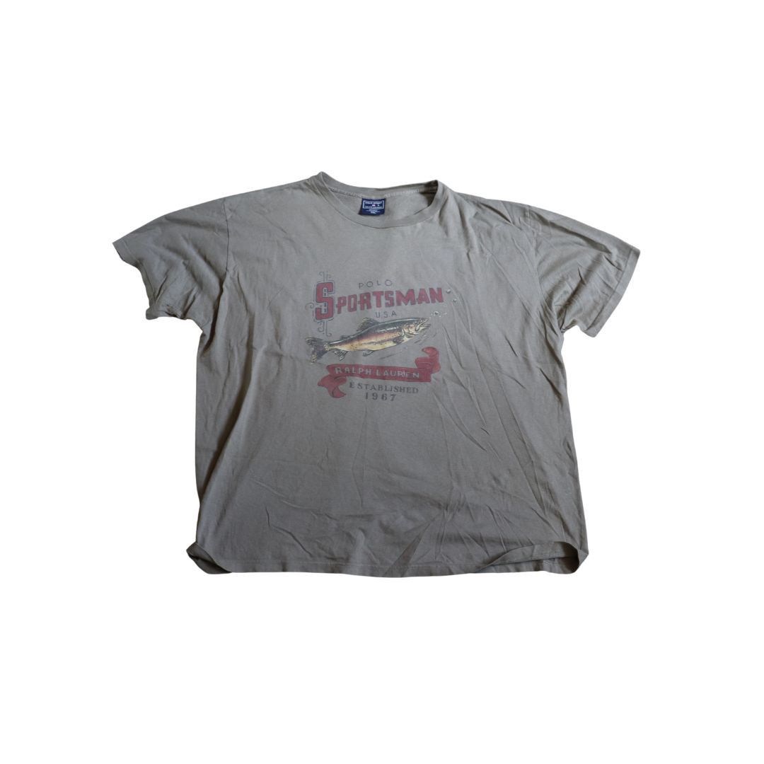 image of Polo Ralph Laurent Sportsman Outdoorsman Tee (Xl) in Green, Men's