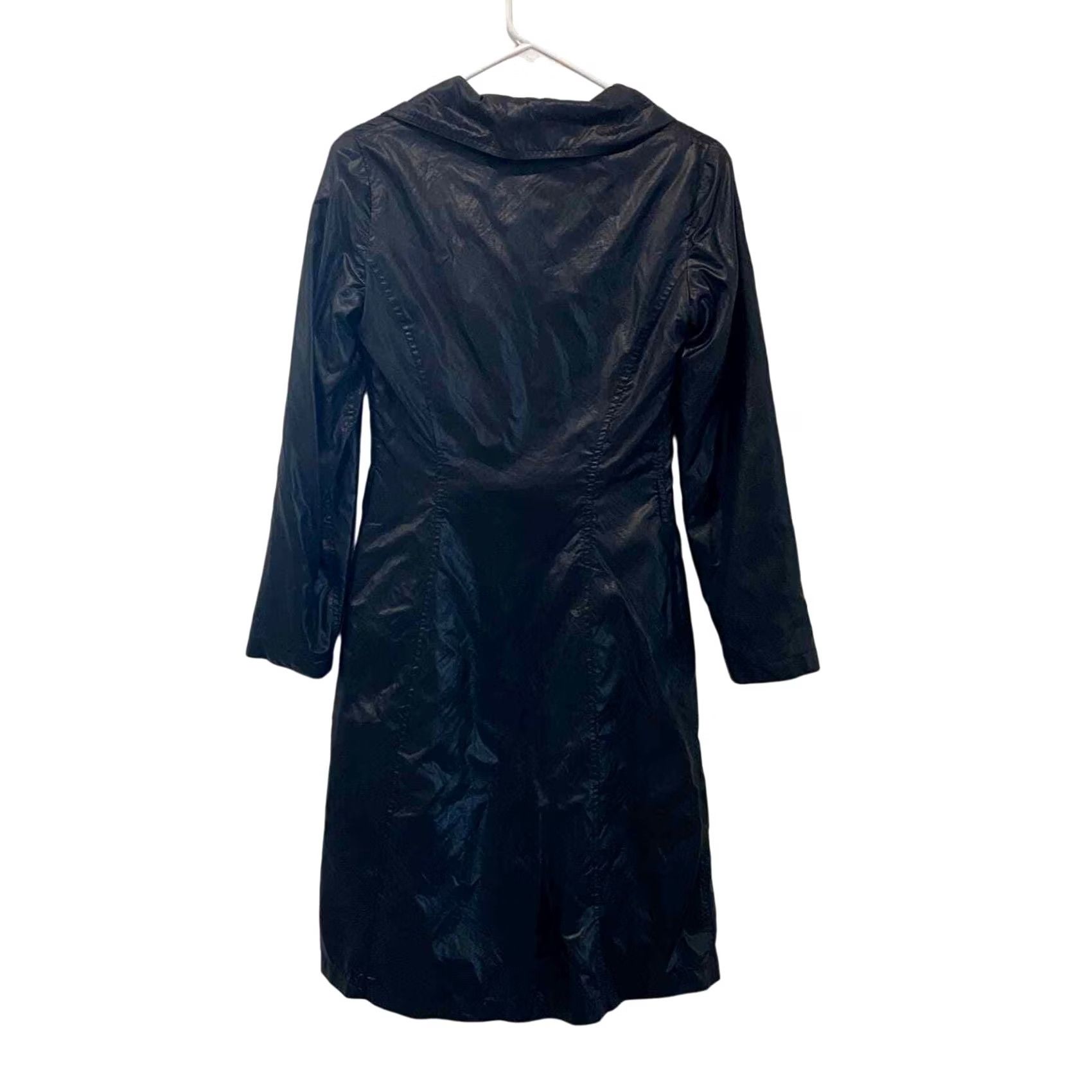 Betsey Johnson VINTAGE Betsey Johnson New York Trench Coat Black Label S Womens 90s Size S / US 4 / IT 40 - 2 Thumbnail