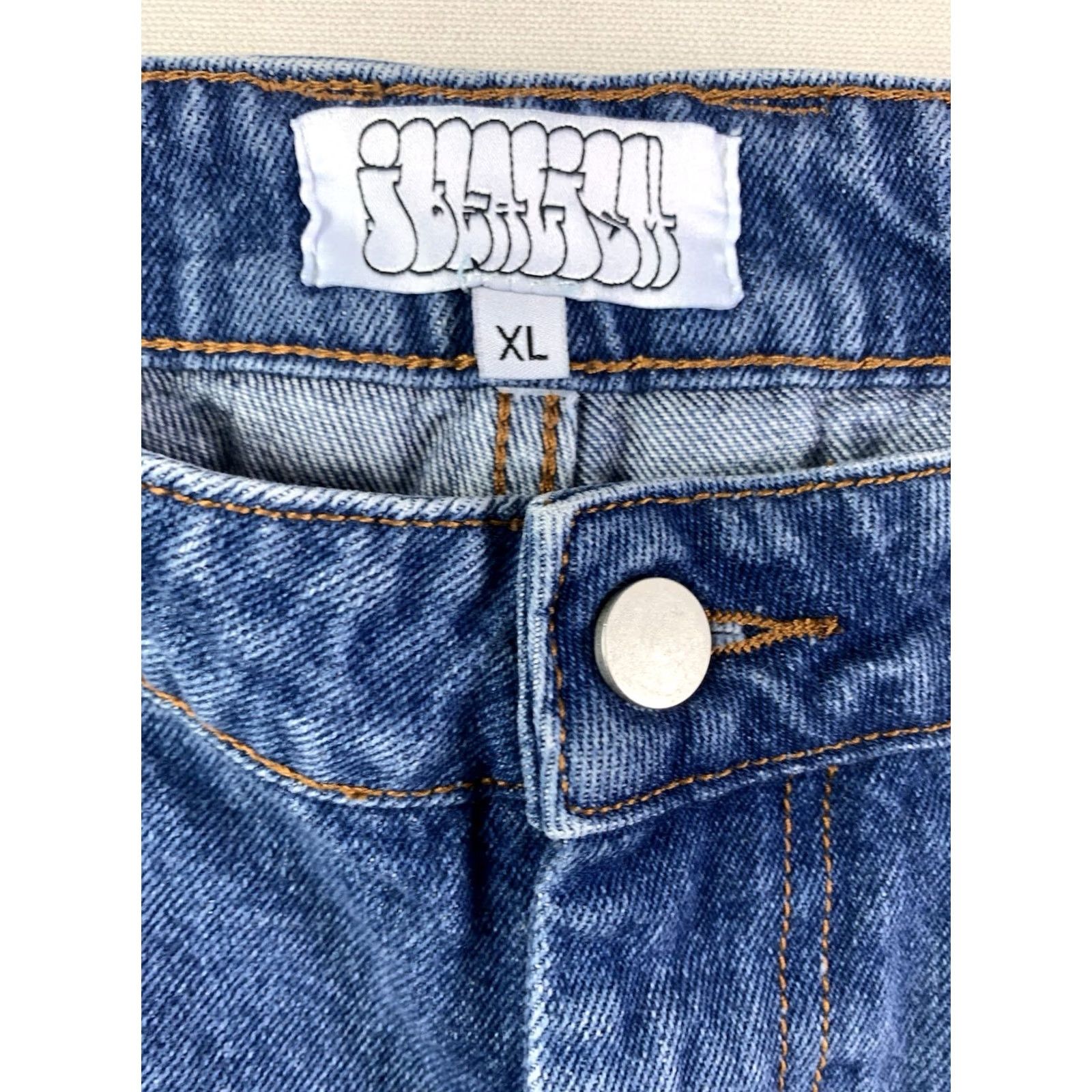 Denime VINTAGE idealism jeans og denim Mens XL Blue Baggy Skater 90s Grunge 36x33 Mens Jeans Size US 36 / EU 52 - 7 Thumbnail