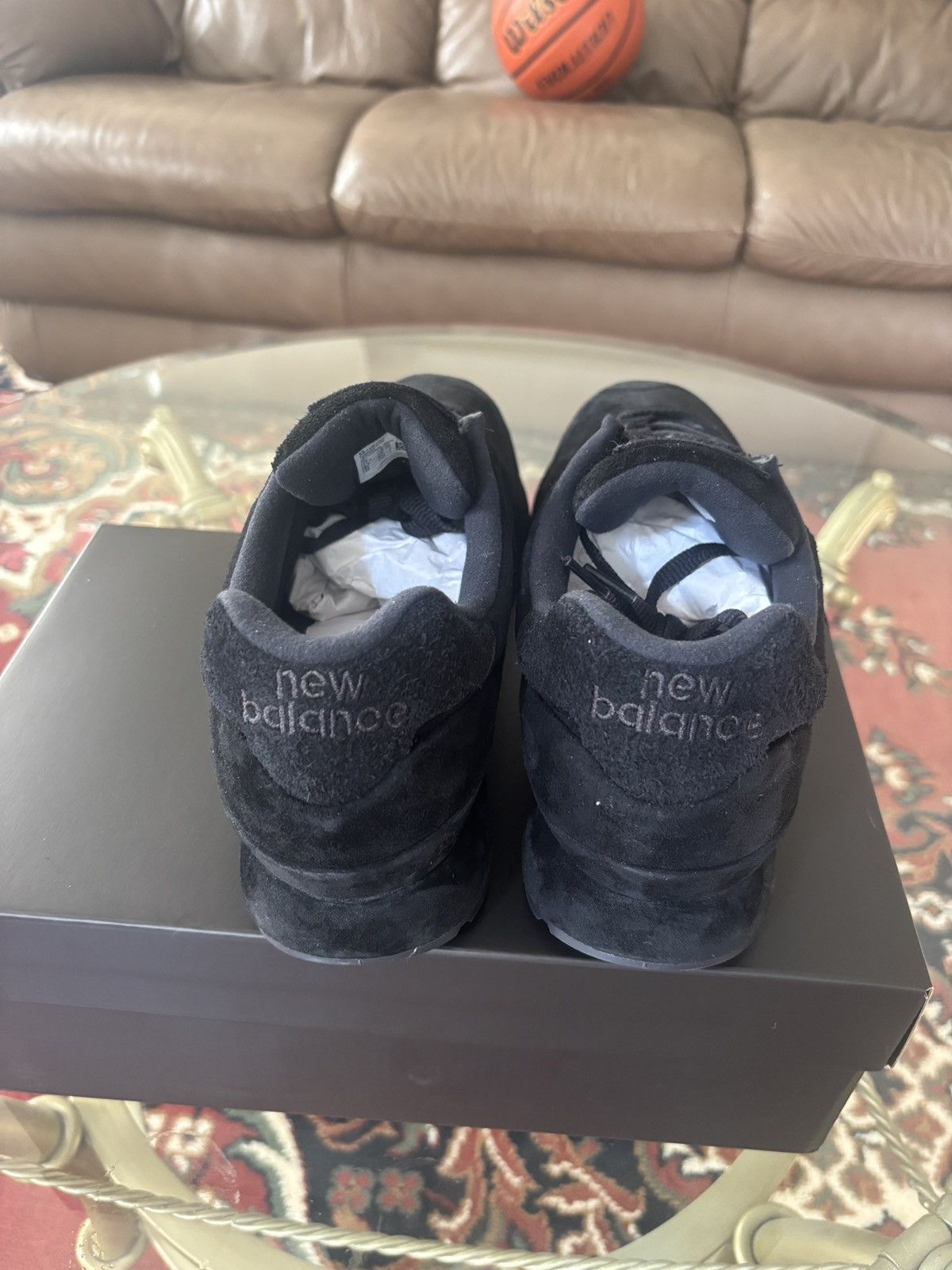 New Balance × Stone Island Stone Island x New Balance 574 Ghost Navy Size US 10 / EU 43 - 3 Thumbnail