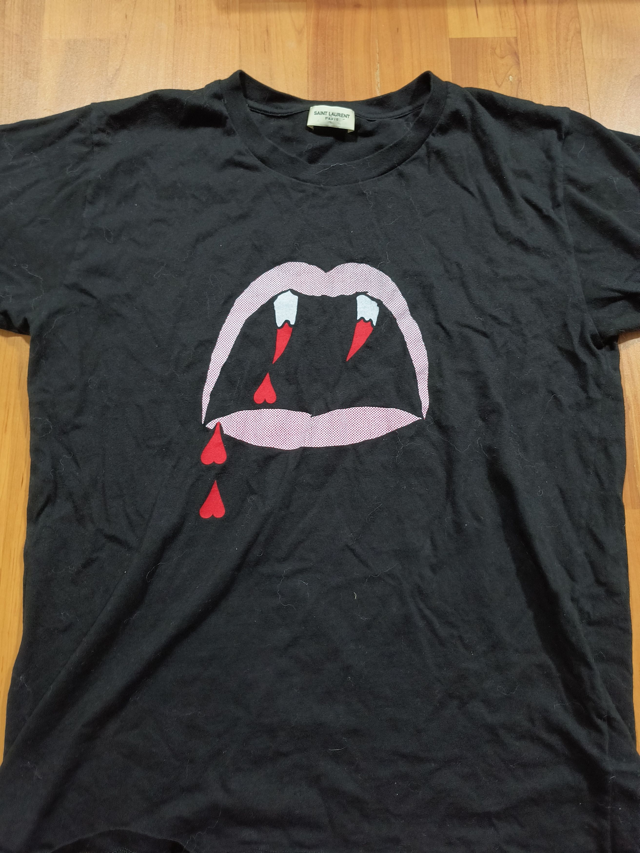 Saint Laurent Paris Blood Luster Tee | Grailed