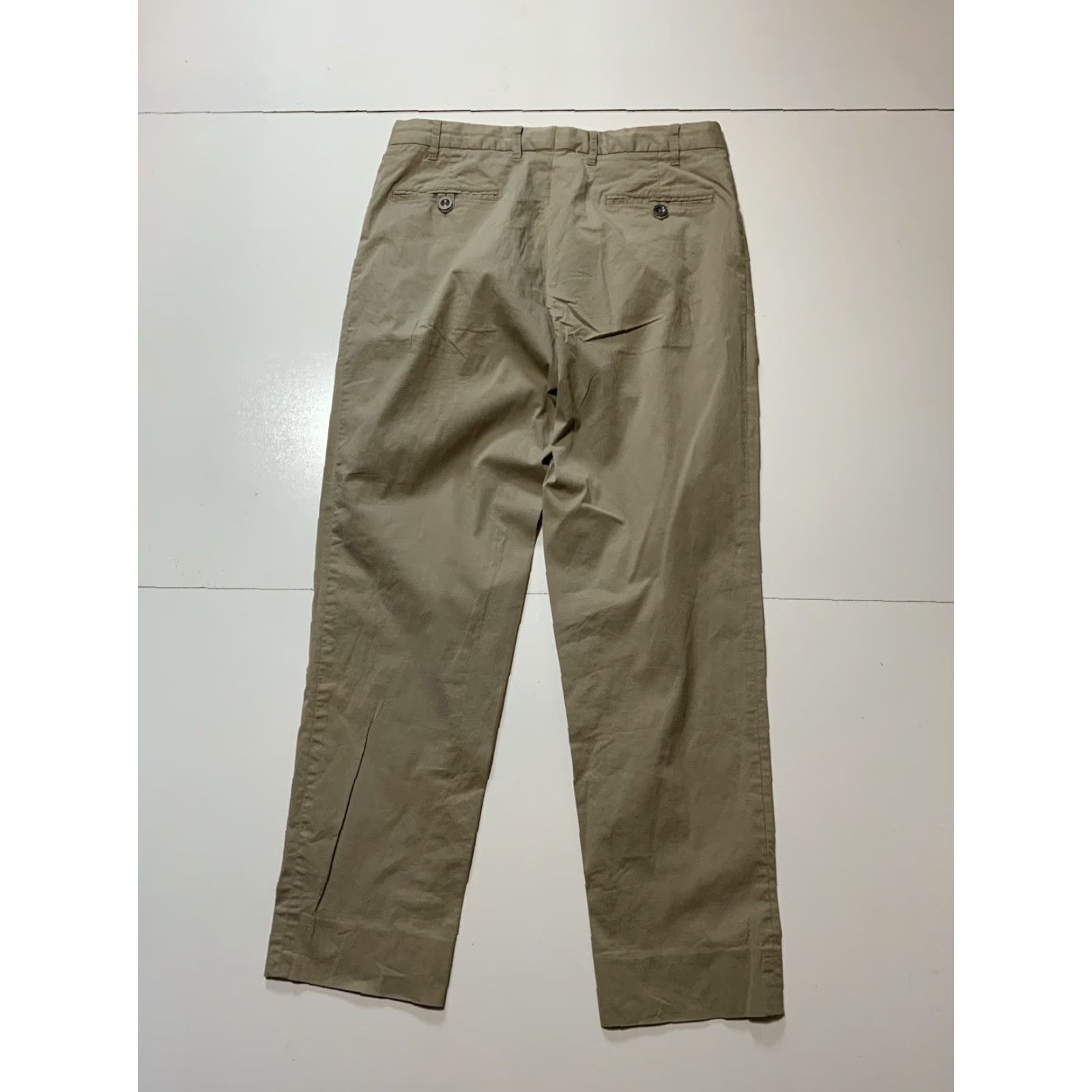 Vintage VINTAGE Dekko Mode Khaki Tan Classic Five Pocket Flat Front Chino Pants Mens 32R 30 Inseam Tan Front Flat Five Pocket Pockets Dekko Mode Pants Mens 32 Size US 32 / EU 48 - 3 Thumbnail