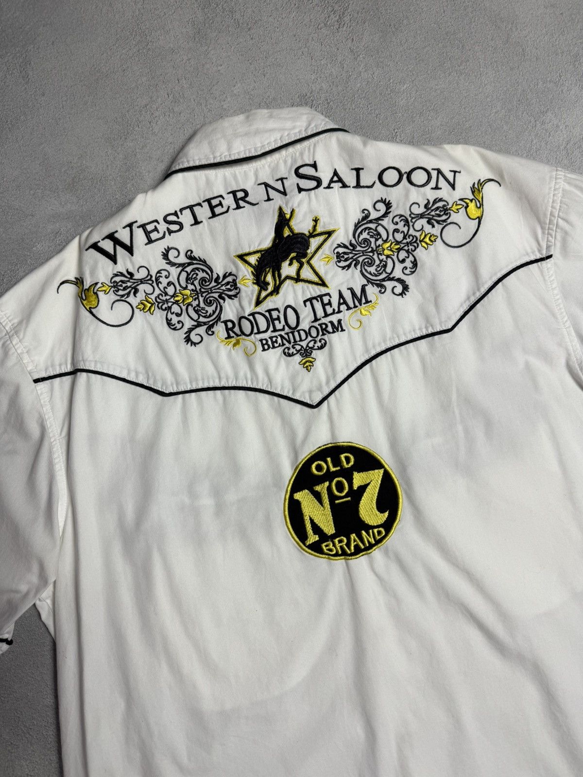 Vintage Western Saloon Rodeo Team Benidorm Button Up Shirt Size US L / EU 52-54 / 3 - 10 Thumbnail