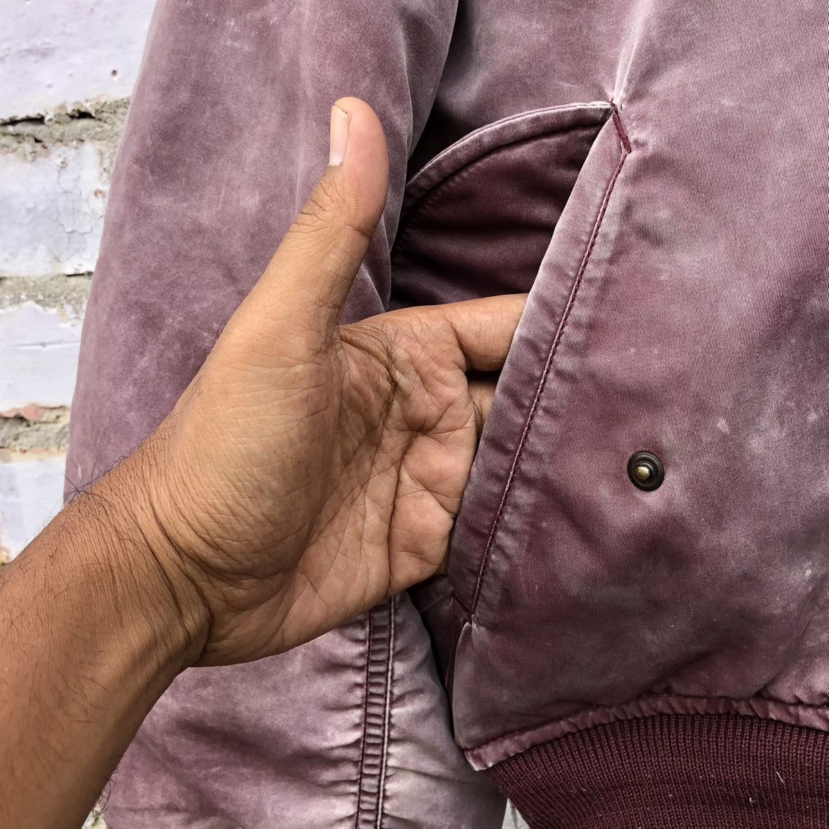 Vintage Vintage Sun Faded Flyers Man Intermediate Ma-1 Bomber Jacket Size US M / EU 48-50 / 2 - 3 Thumbnail