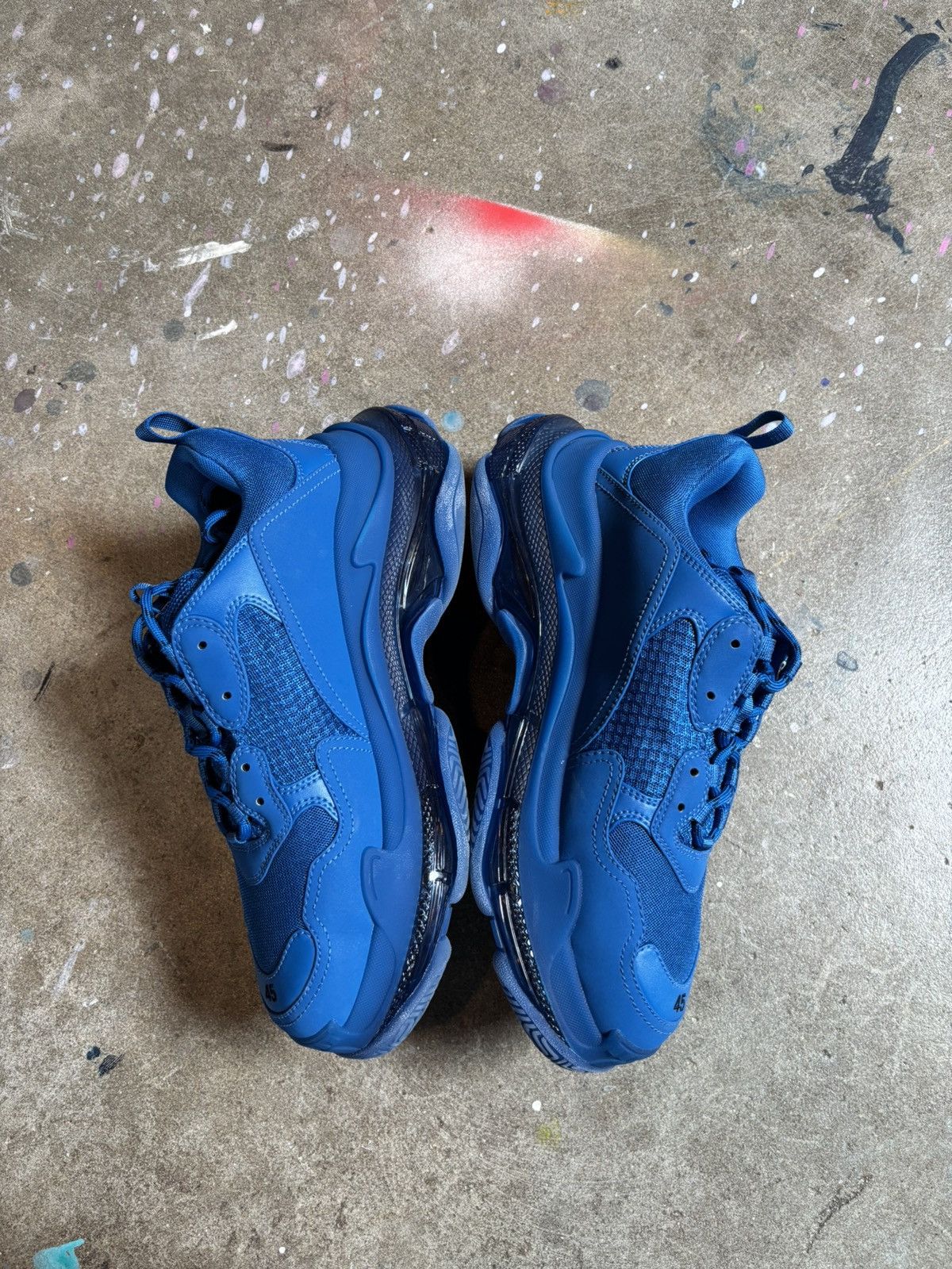 Balenciaga Balenciaga Triple S Blue size 45 Size US 12 / EU 45 - 8 Thumbnail