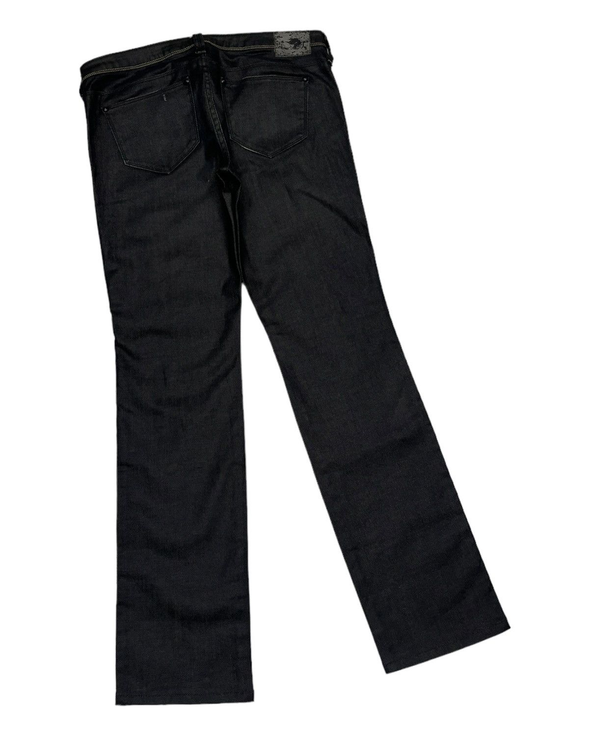 Black Label × Japanese Brand 🔥Tokyo Girl Collection Waxed Blue Denim Black Label Size 30" / US 8 / IT 44 - 6 Thumbnail