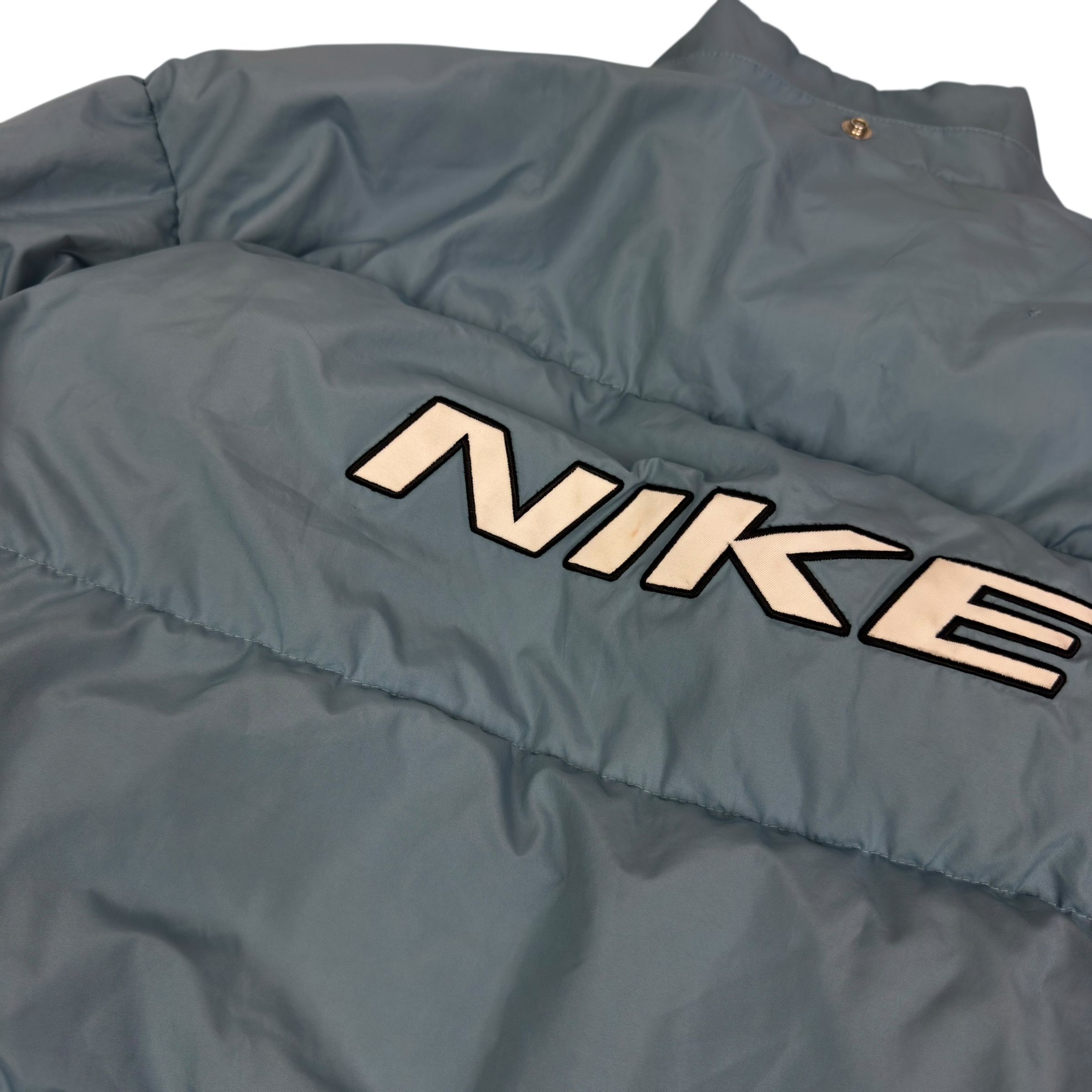 Nike Vintage Nike Womens Full Zip Puffer Down Jacket Large(12-14) Size L / US 10 / IT 46 - 13 Thumbnail