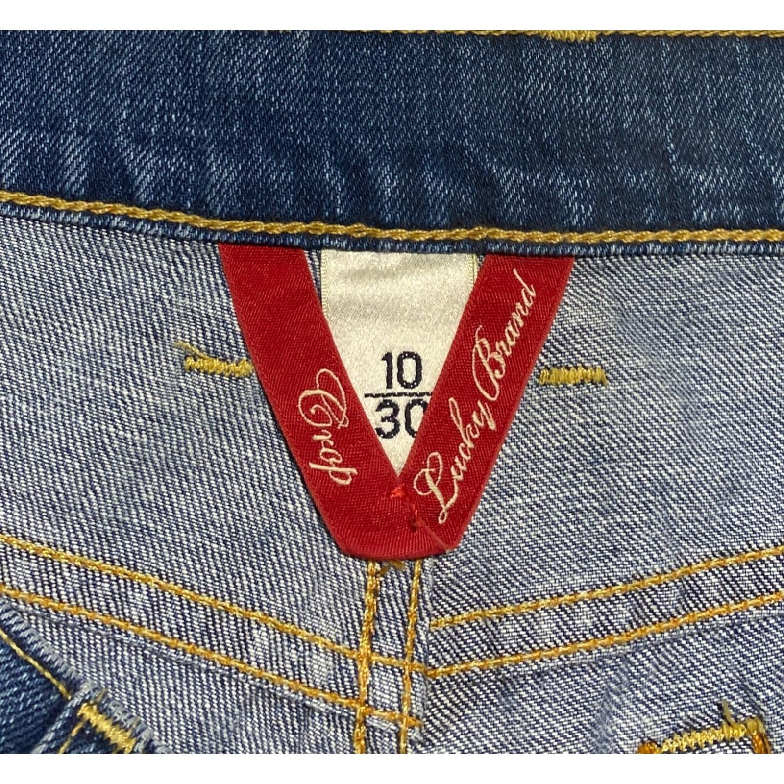 Lucky Brand Lucky Brand Jeans Womens Sweet Crop Denim Size 10 Blue NWT Made in USA Size 32" / US 10 / IT 46 - 4 Thumbnail