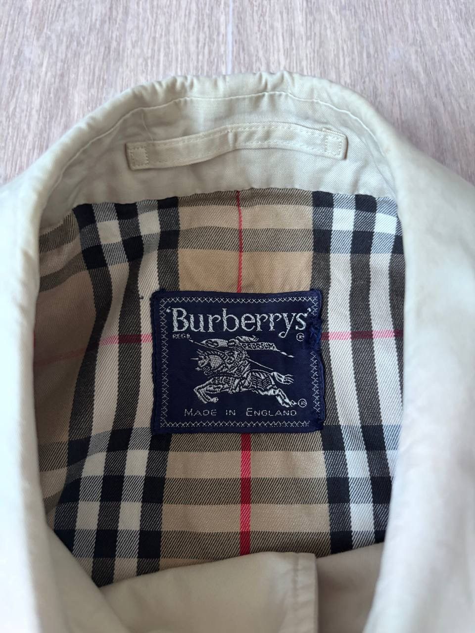Burberry Vintage Burberrys nova check trench jacket 90s rare Size US L / EU 52-54 / 3 - 3 Thumbnail