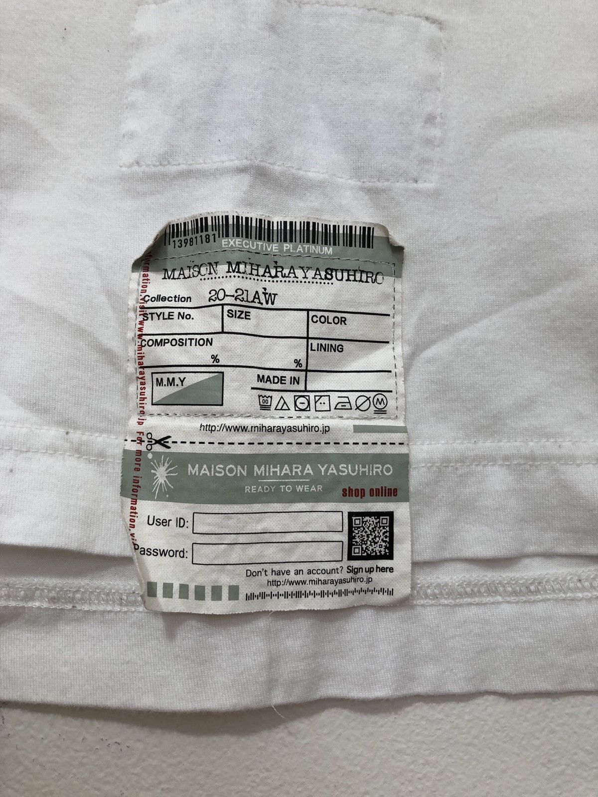 Maison MIHARA YASUHIRO Maison Mihara Yasuhiro Pocket T-Shirt Size US XL / EU 56 / 4 - 4 Thumbnail