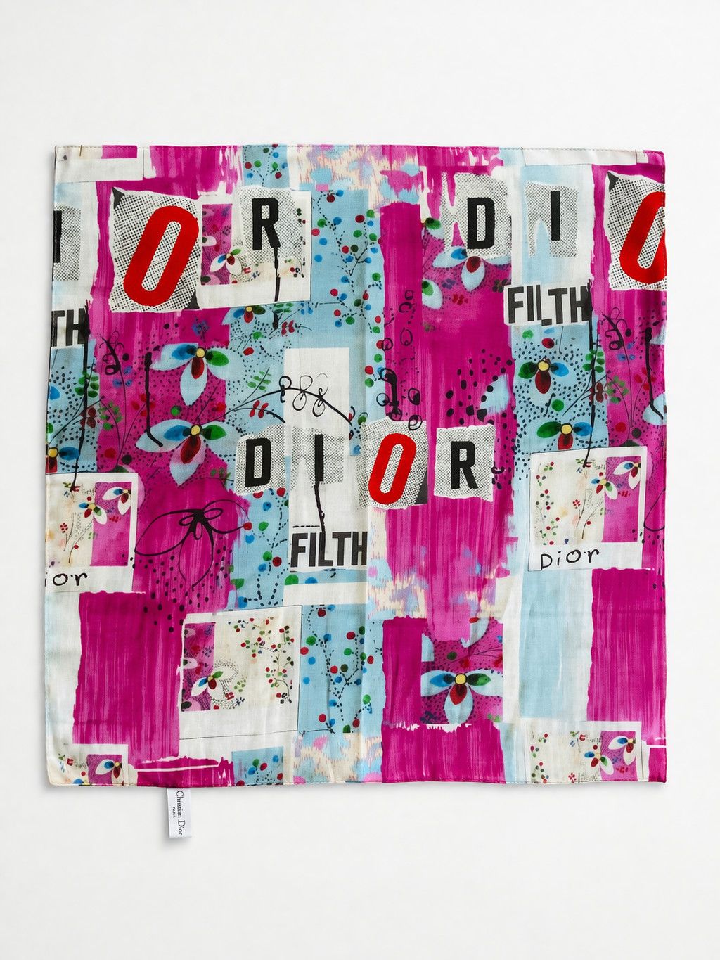 Dior Christian Dior John Galliano Filth Logo J`adore Shawl Scarf Size ONE SIZE - 6 Thumbnail