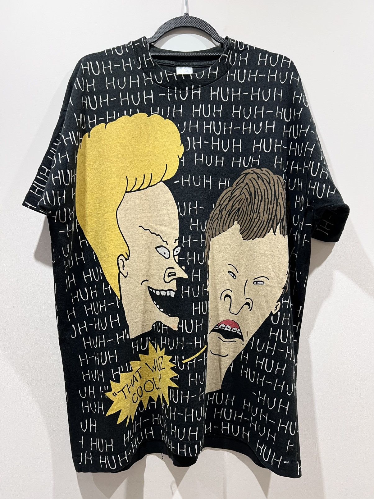 Cartoon Network × Mtv × Vintage Vintage 1993 MTV Beavis And Butthead HUH T Shirt XL Rare Size US XL / EU 56 / 4 - 16 Thumbnail