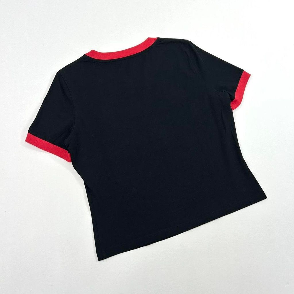 Moschino Jeremy Scott Moschino black tshirt with burger print Size XL / US 12-14 / IT 48-50 - 3 Thumbnail