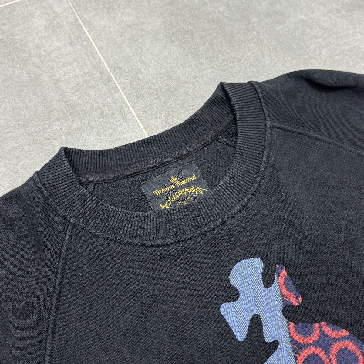 Vivienne Westwood Vivienne Westwood Anglomania Big Logo Men Black Sweatshirt Size US M / EU 48-50 / 2 - 11 Thumbnail