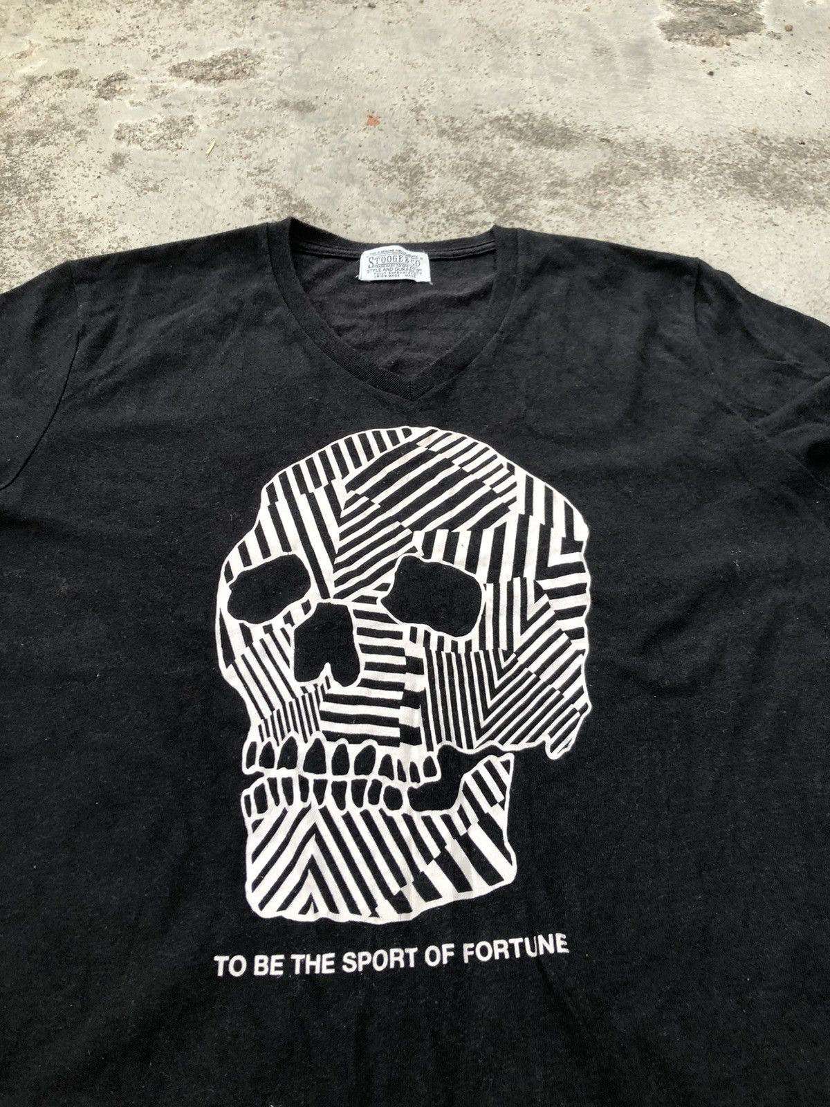 Seditionaries SKULL⚡️⚡️STOOGE & CO V NECK LONG SLEEVE Size US S / EU 44-46 / 1 - 3 Thumbnail