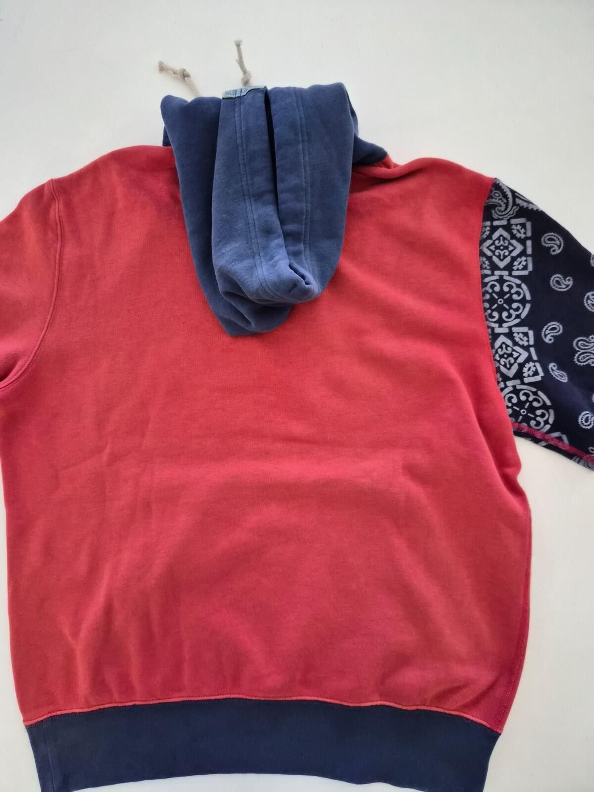 Polo Ralph Lauren Polo Ralph Lauren Hoodie Men M Red Patchwork Fleece 27 Size US M / EU 48-50 / 2 - 3 Thumbnail