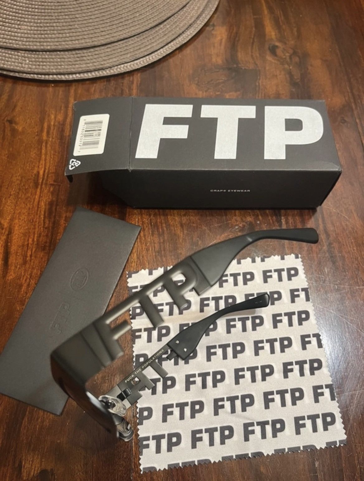 FUCT × Fuck The Population FTP x Crap eyewear Steel sunglasses MATTE BLACK Size ONE SIZE - 8 Thumbnail