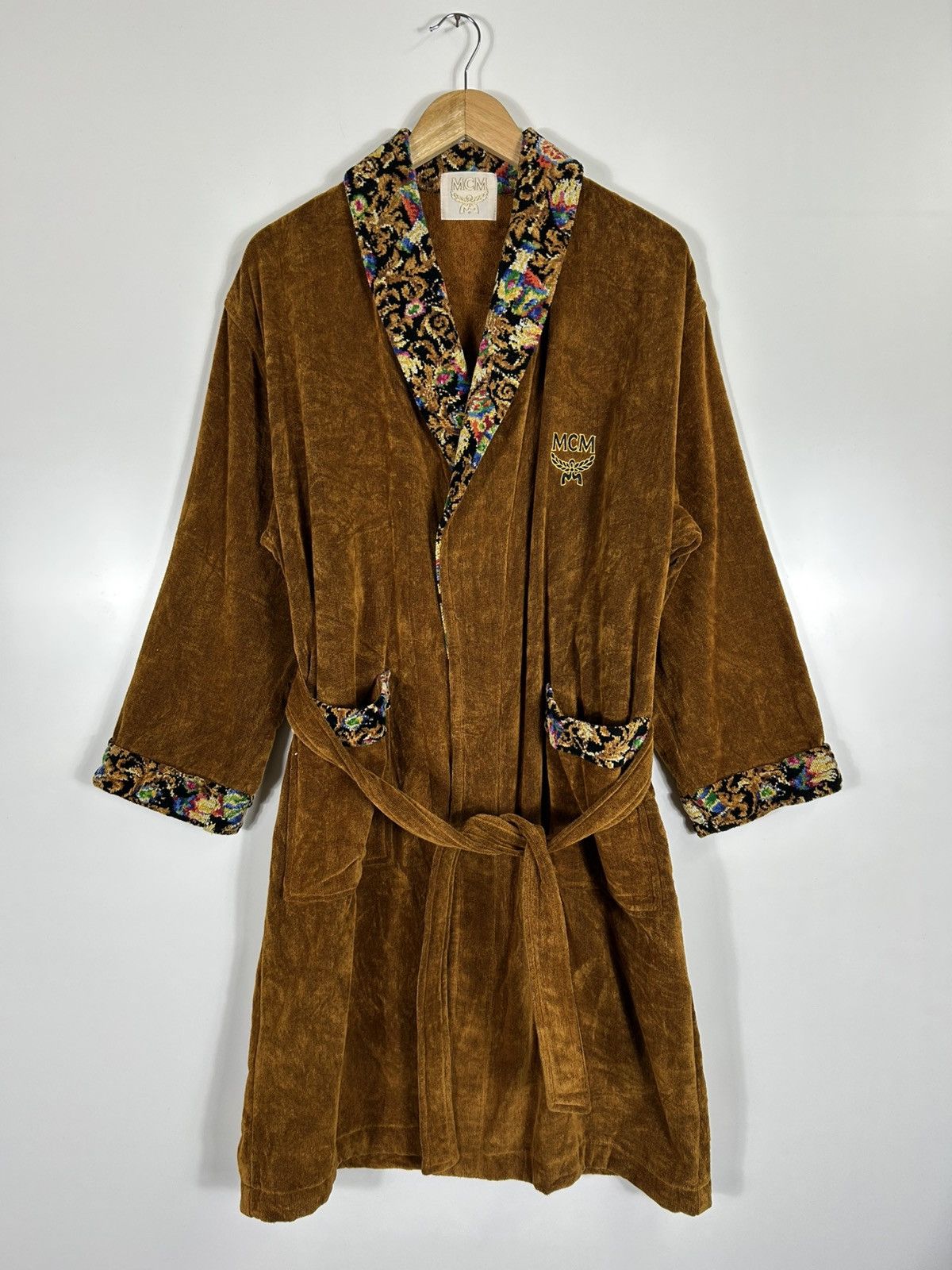 MCM 🔥MCM Tapestry Collar Monogram Unisex Bath Rob Jacket Size US L / EU 52-54 / 3 - 1 Thumbnail