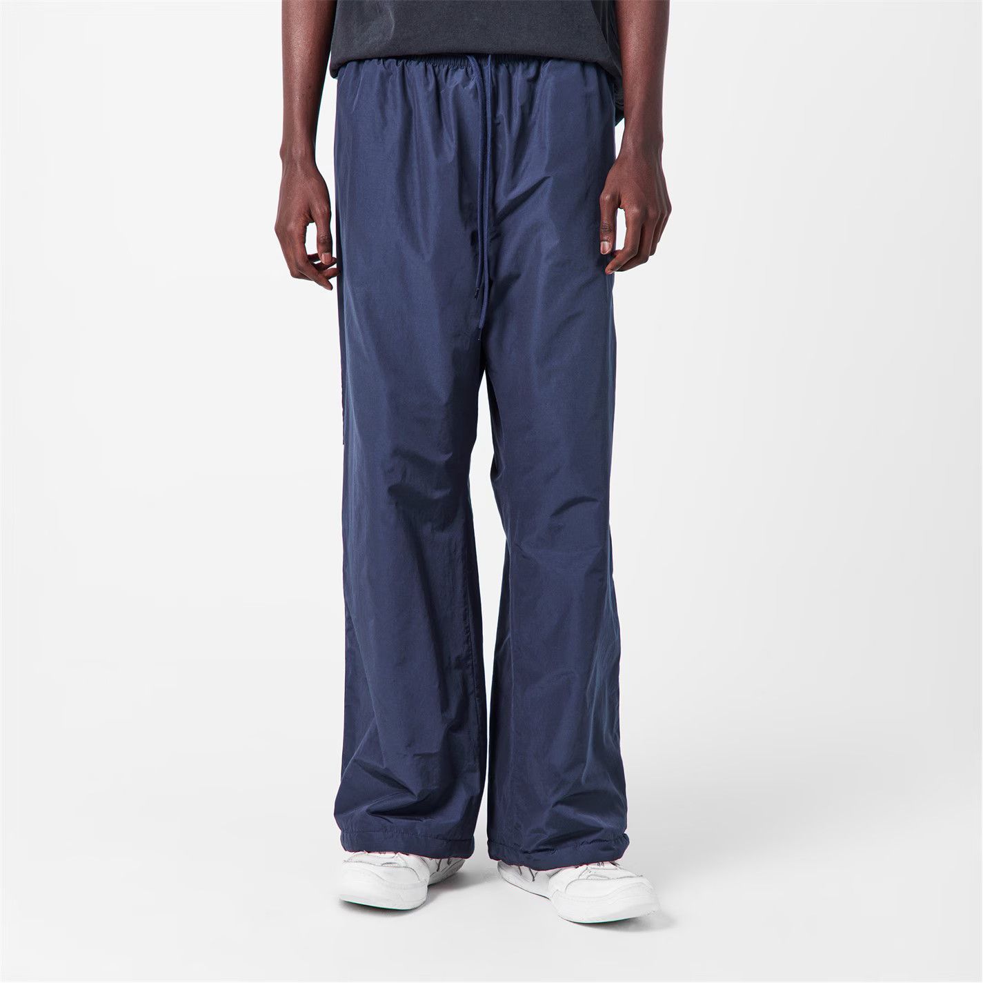 Balenciaga o1g2r1mq0226 Bal Tech Reverse Relaxed Wide Leg Trousers Blue Size US 30 / EU 46 - 3 Thumbnail