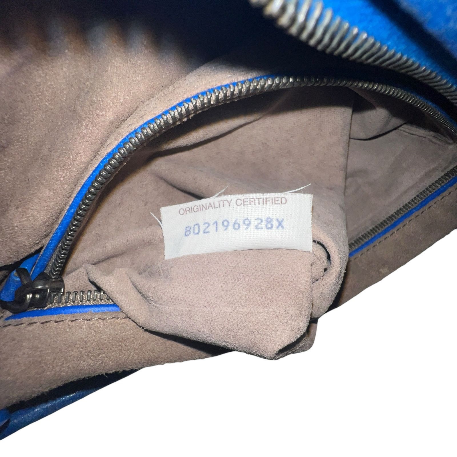 Bottega Veneta Bottega Veneta Blue Intrecciato Leather Hobo Bag Size ONE SIZE - 11 Thumbnail