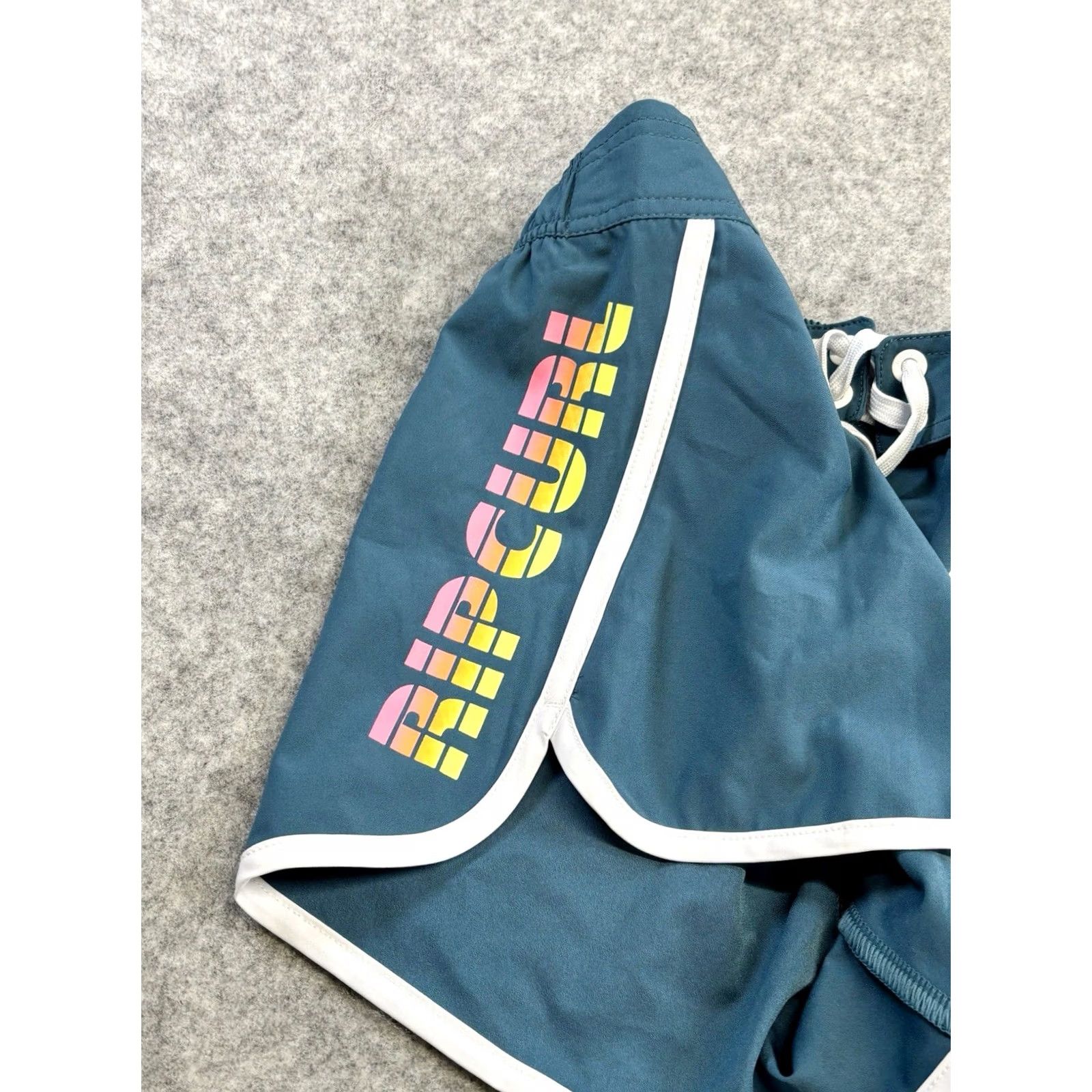 Rip Curl RIP CURL Boardshorts Surf Revival 3” Dark Teal Women’s UK12 New With Tags Summer Size 34" / US 12 / IT 48 - 4 Thumbnail