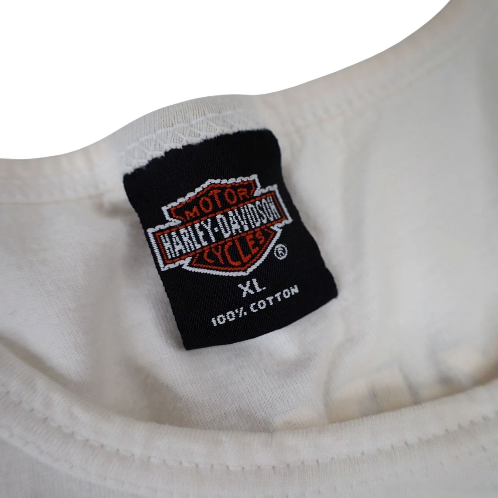 Harley Davidson VINTAGE Harley Davidson Mens XL Genuine Motorcycles Graphic Tank Top White Size US XL / EU 56 / 4 - 7 Thumbnail