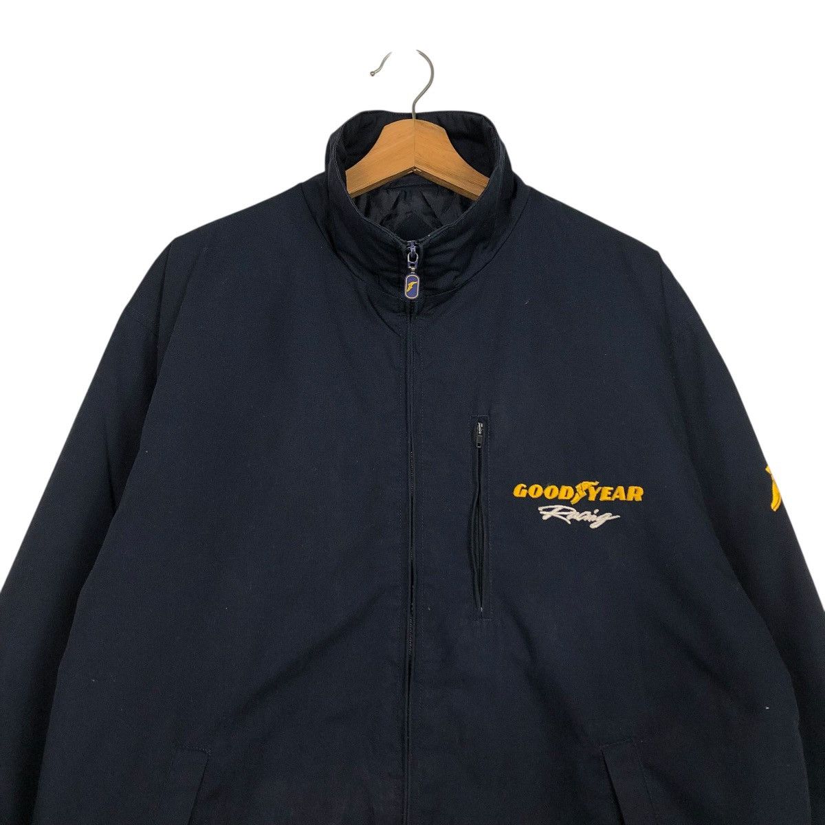 Japanese Brand 🔥VINTAGE BOMBER JACKET DUNLOP RACING ISSEY MIYAKE Size US L / EU 52-54 / 3 - 5 Thumbnail