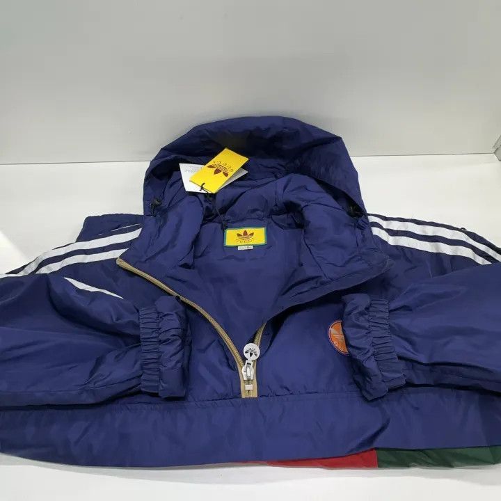 Gucci Gucci Gucci x Adidas Blue Hooded Sweatshirt -2506 Size US L / EU 52-54 / 3 - 5 Thumbnail