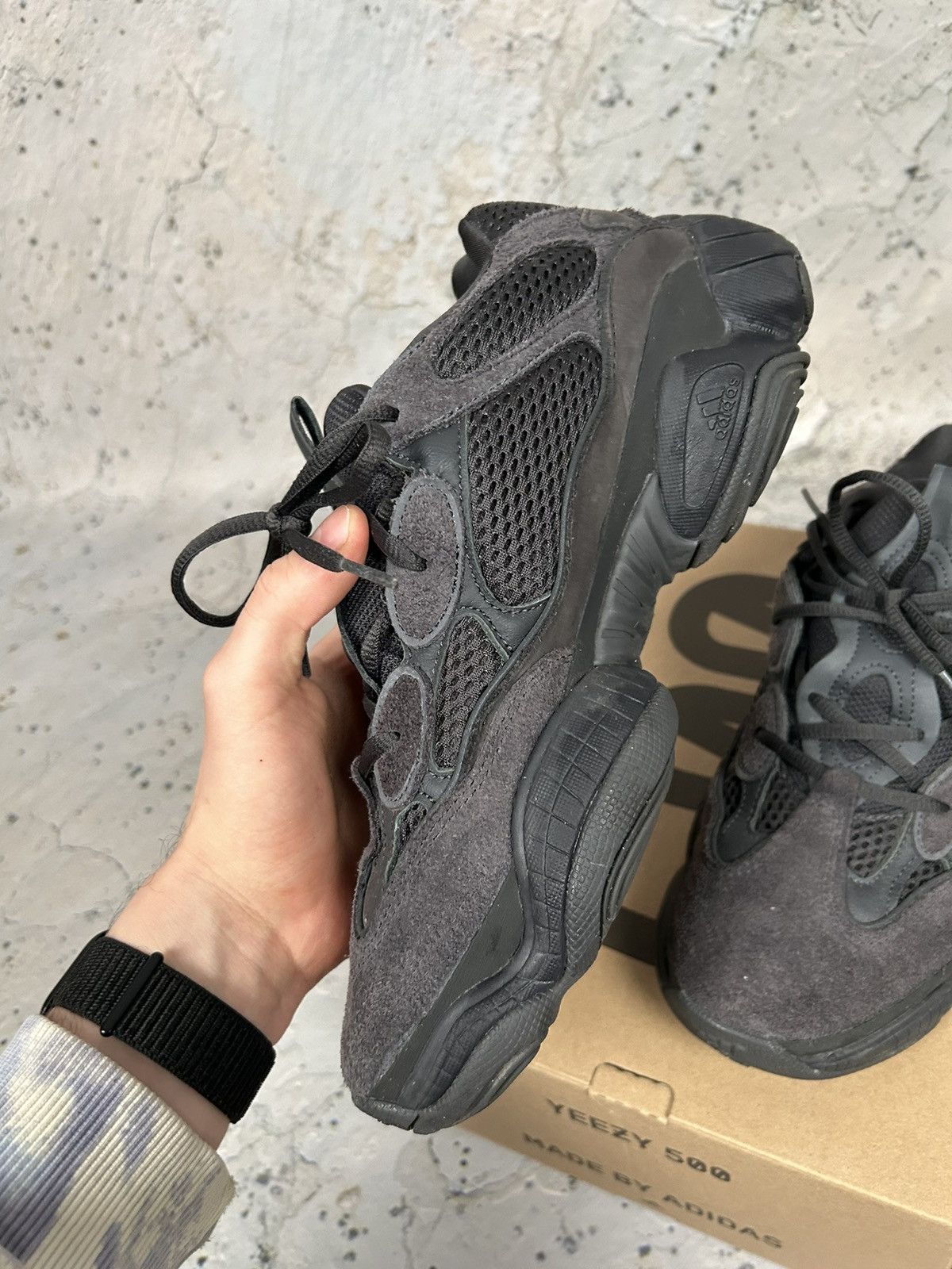 Adidas × Kanye West Yeezy 500 Utility Black Adidas Kanye West Hype Streetwear Size US 9 / EU 42 - 5 Thumbnail