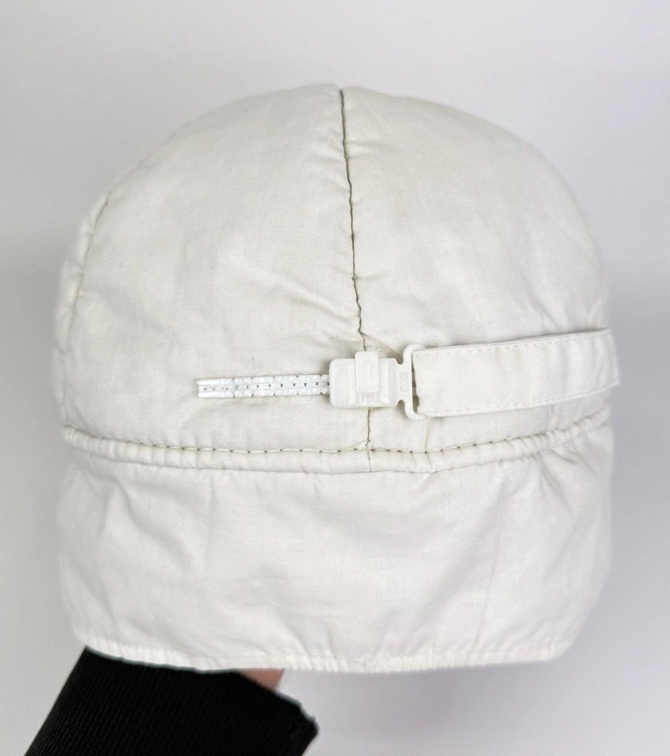 Adidas Vintage Adidas Made in West Germany Hat Cap White Insulated Size ONE SIZE - 15 Thumbnail