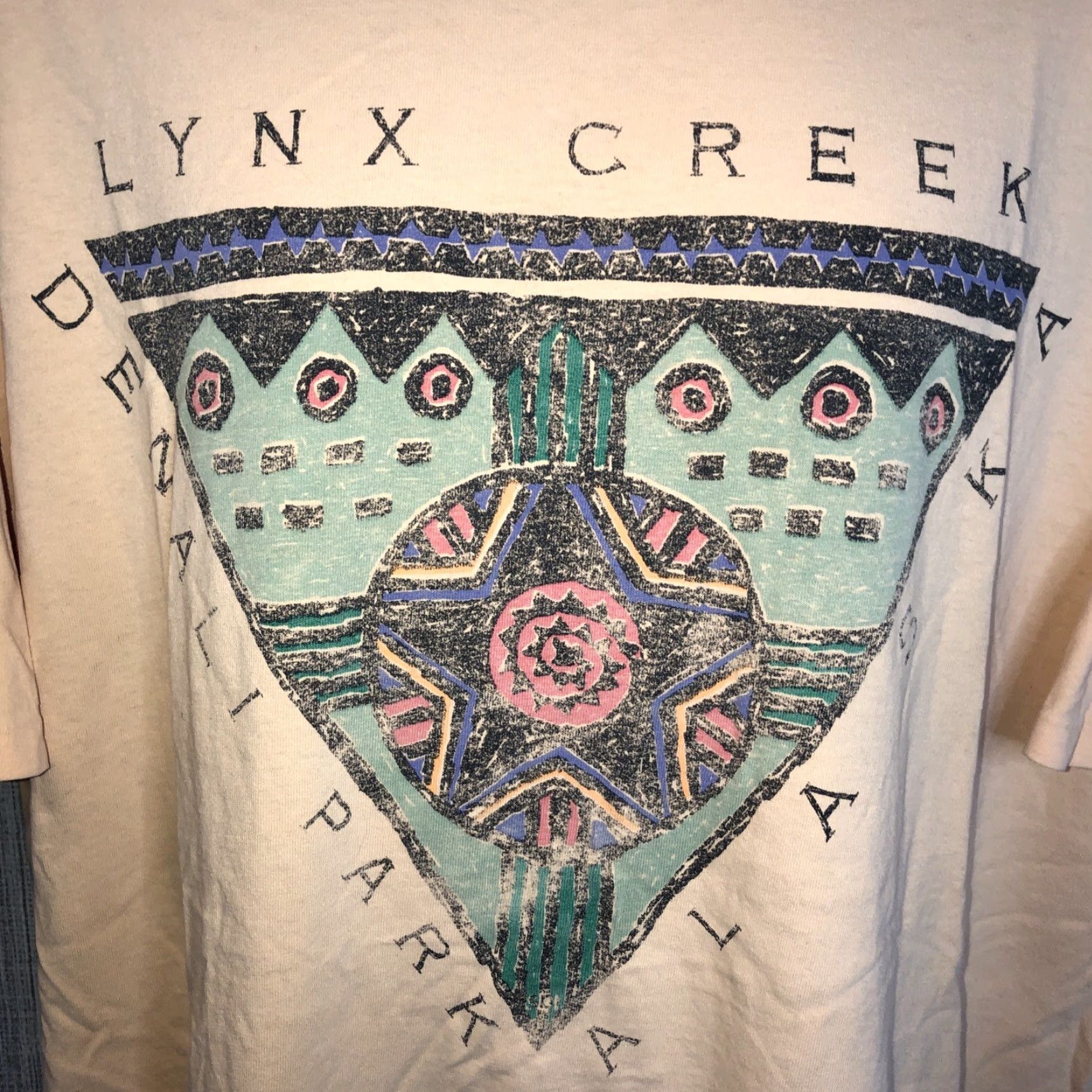 Vintage VINTAGE Single Stitch Lynx Creek Denali Park T-Shirt Mens XL Crew Neck Short Sleeve Yellow 90s Mens Size US XL / EU 56 / 4 - 2 Thumbnail