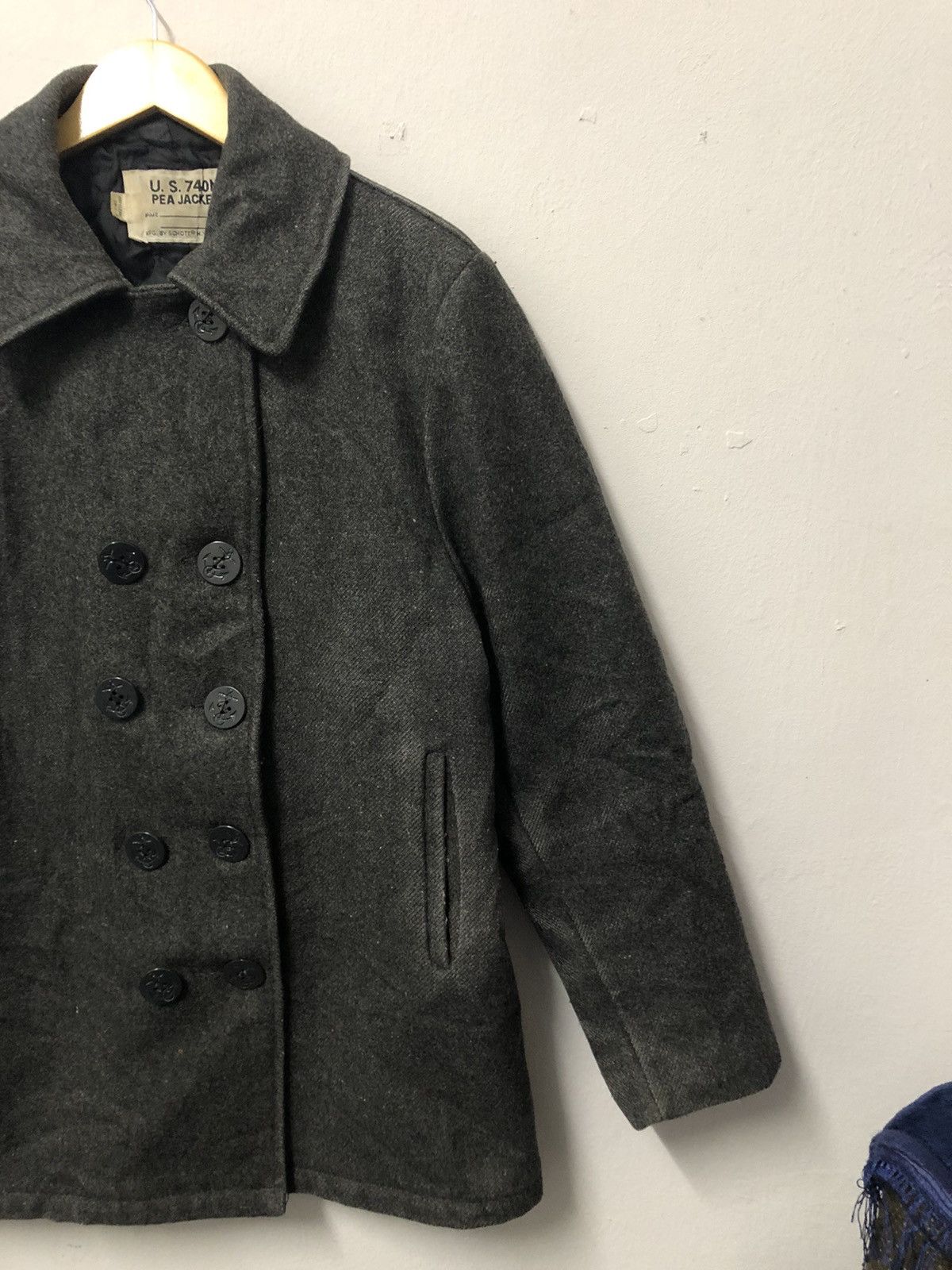 Schott × Vintage Vintage Schott Pea Coat Jacket Size US S / EU 44-46 / 1 - 5 Thumbnail