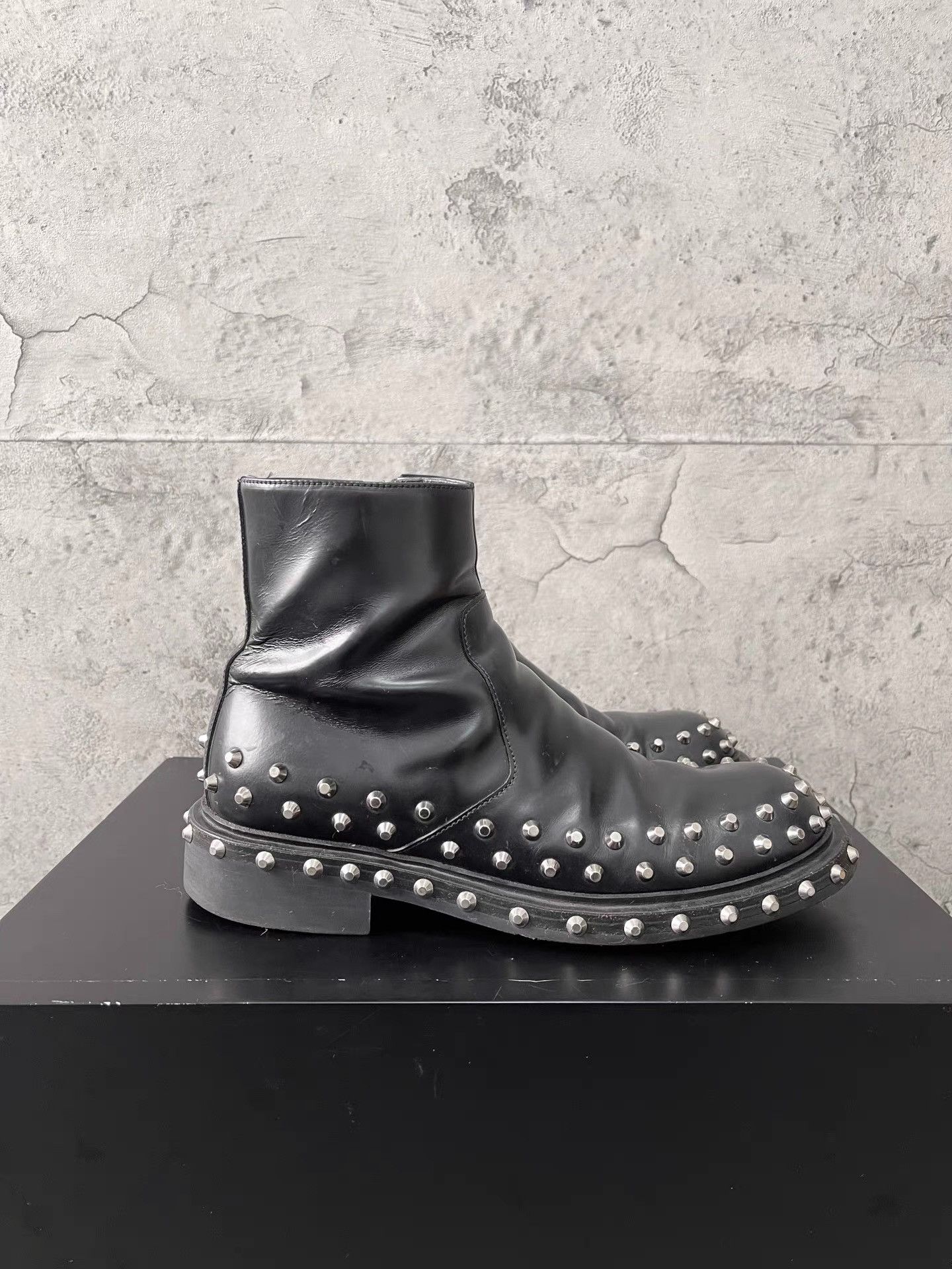 Prada Prada Frankenstein Studded Derby Chelsea Boots K34 Size US 6.5 / EU 39-40 - 3 Thumbnail
