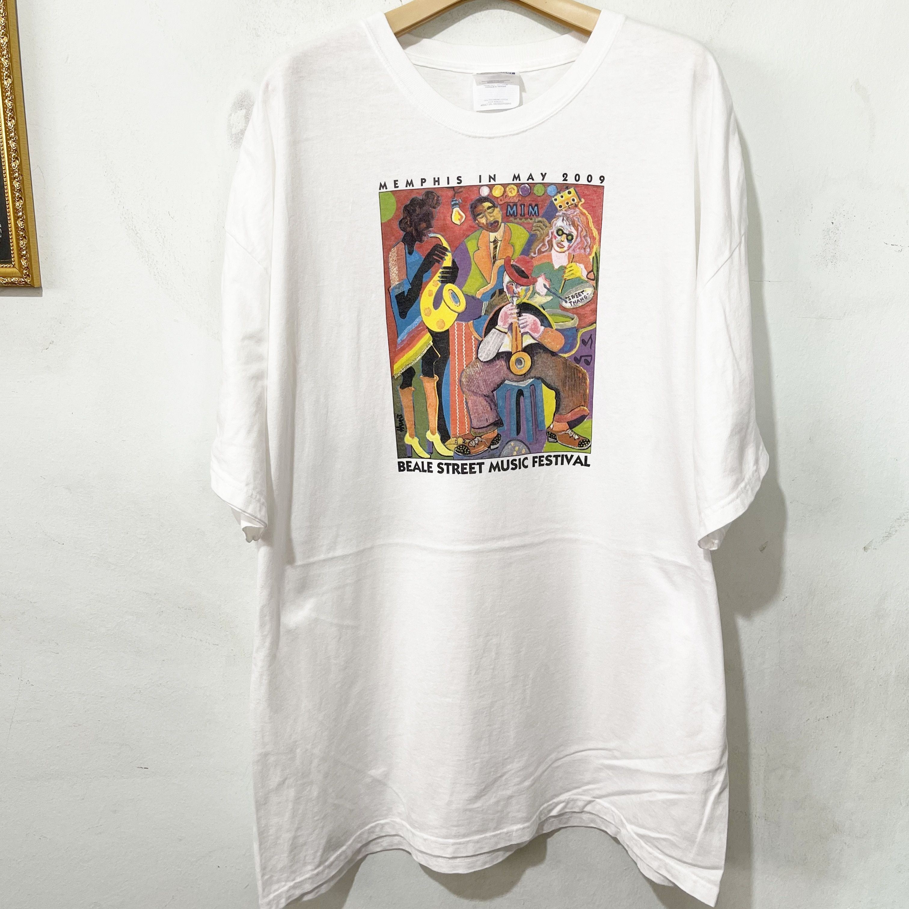 Jazz Cartier Vintage 2009 Beale Street Music Festival T-Shirt Size US XXL / EU 58 / 5 - 1 Thumbnail