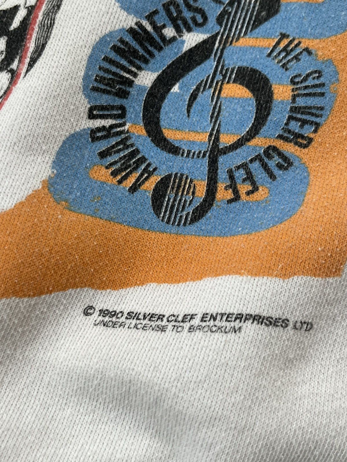 Vintage 1990 Knebworth Silver Clef Concert Crewneck Size US M / EU 48-50 / 2 - 5 Thumbnail