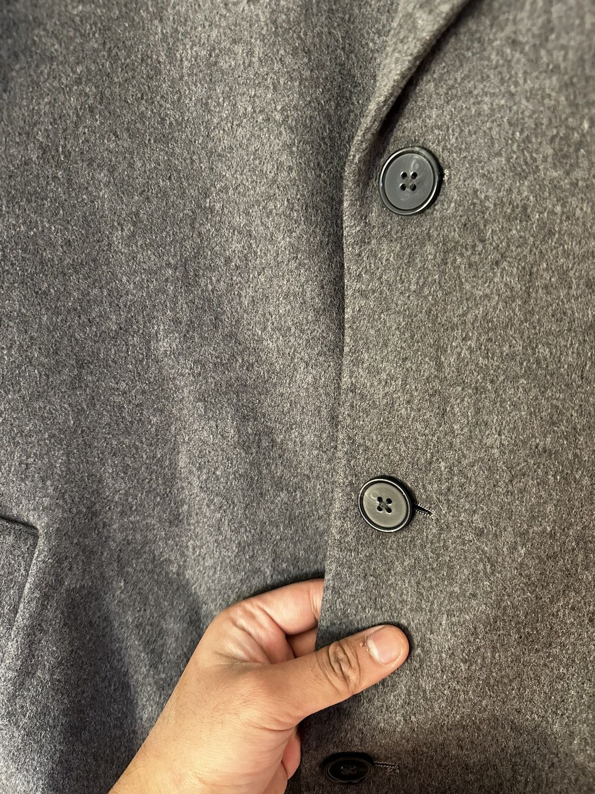 Saks Fifth Avenue Saks 5th Ave Coat — Charcoal — Wool — 40/50R Size US M / EU 48-50 / 2 - 3 Thumbnail