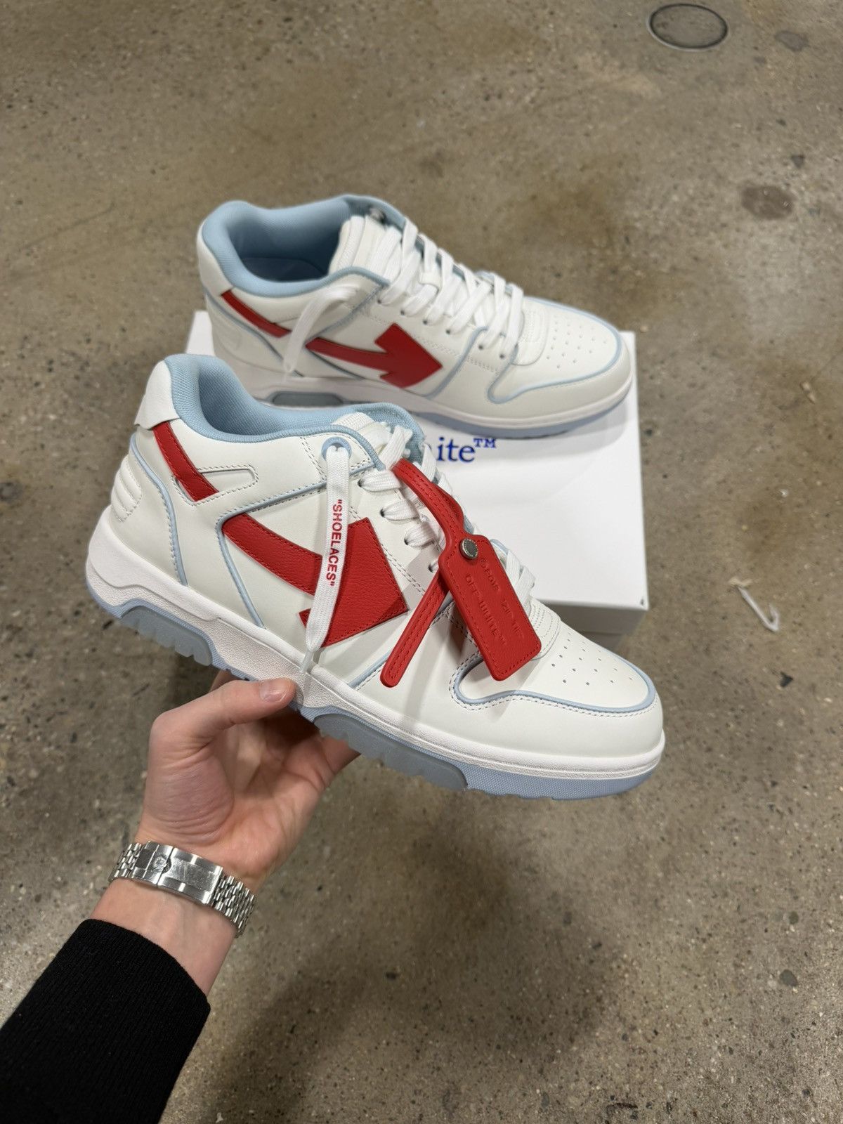 Off-White Off-white Out of Office Sneaker NEW 750$ Size US 11 / EU 44 - 1 Thumbnail