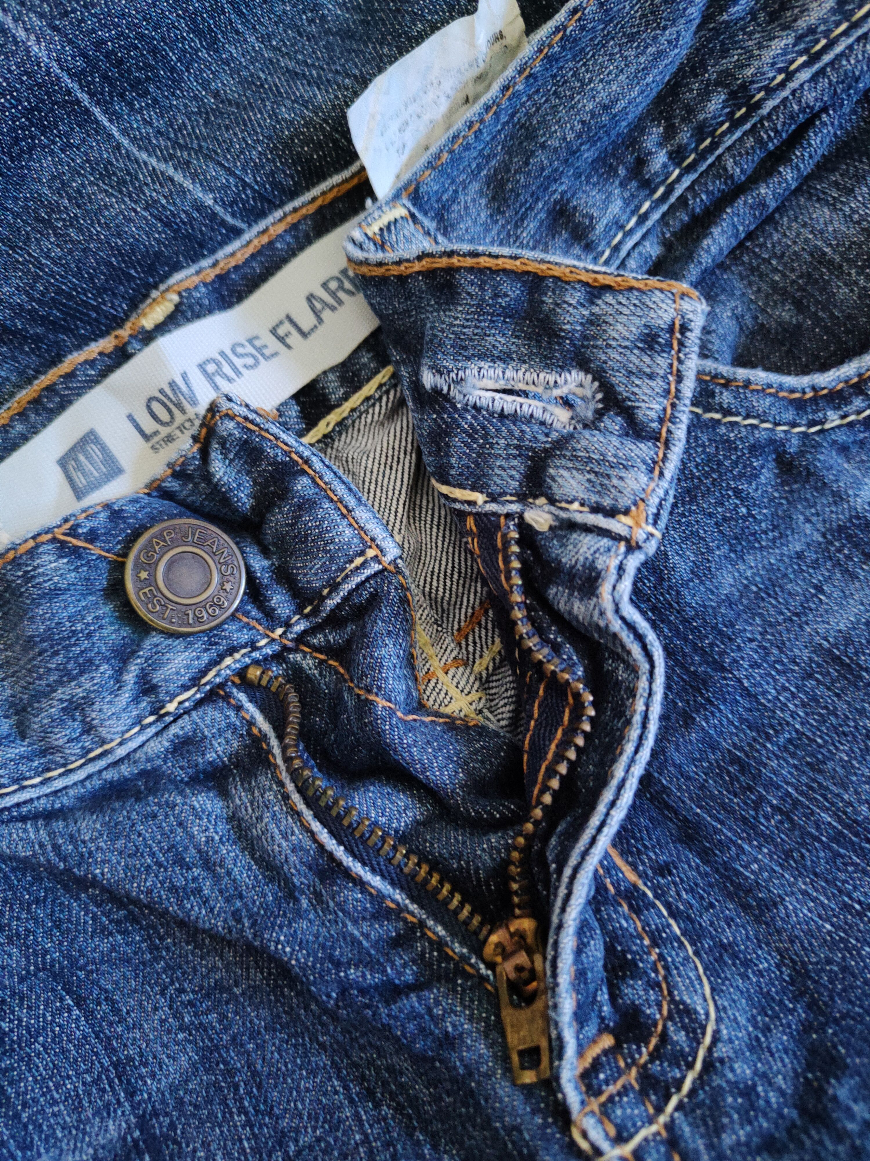 Gap Gap Dark Blue Distressed Ripped Jeans#S1806 Size 30" / US 8 / IT 44 - 12 Thumbnail