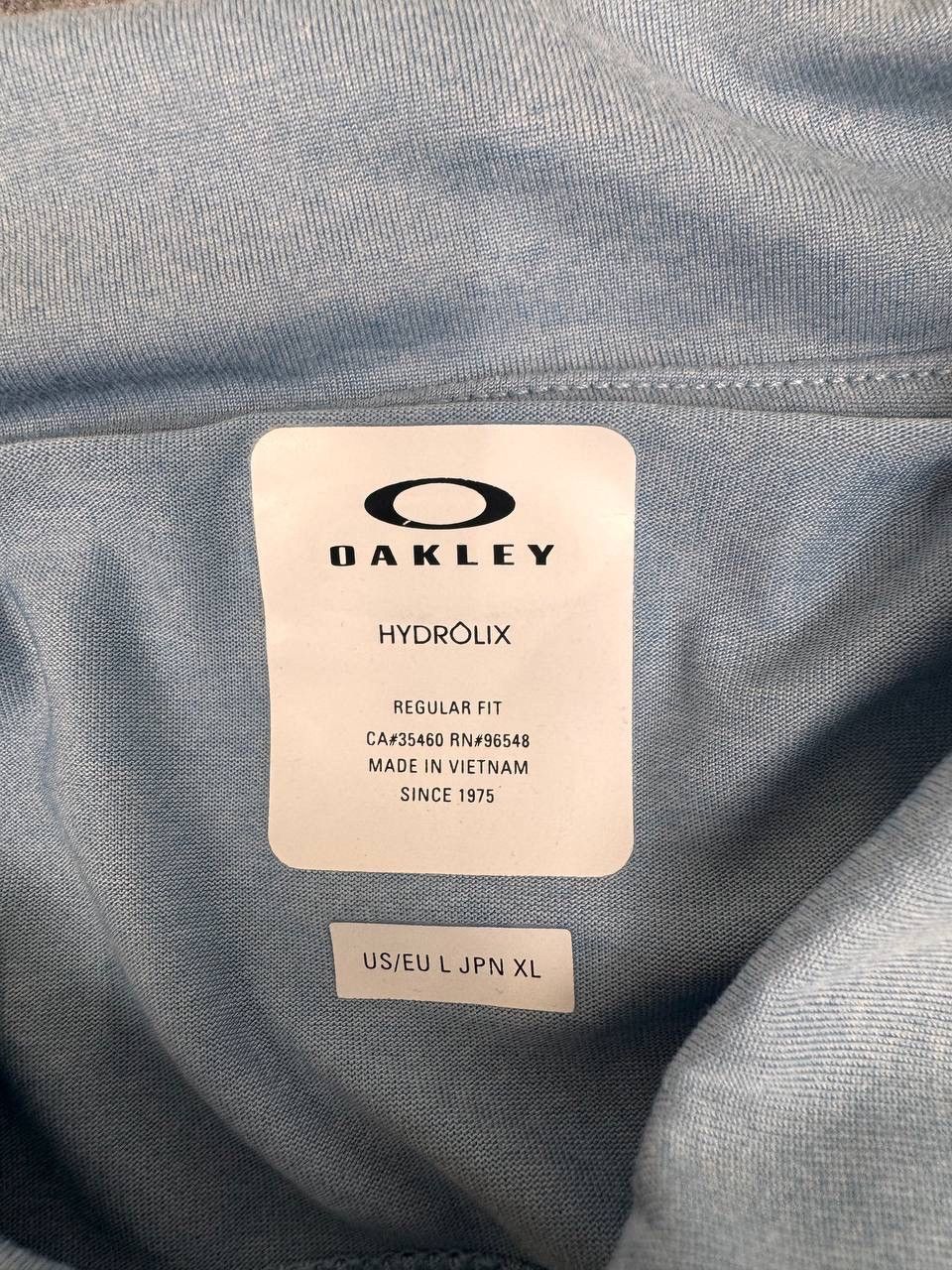 Oakley Oakley Men Hydrolix Polo T-Shirt Light Blue Size L Size US L / EU 52-54 / 3 - 3 Thumbnail