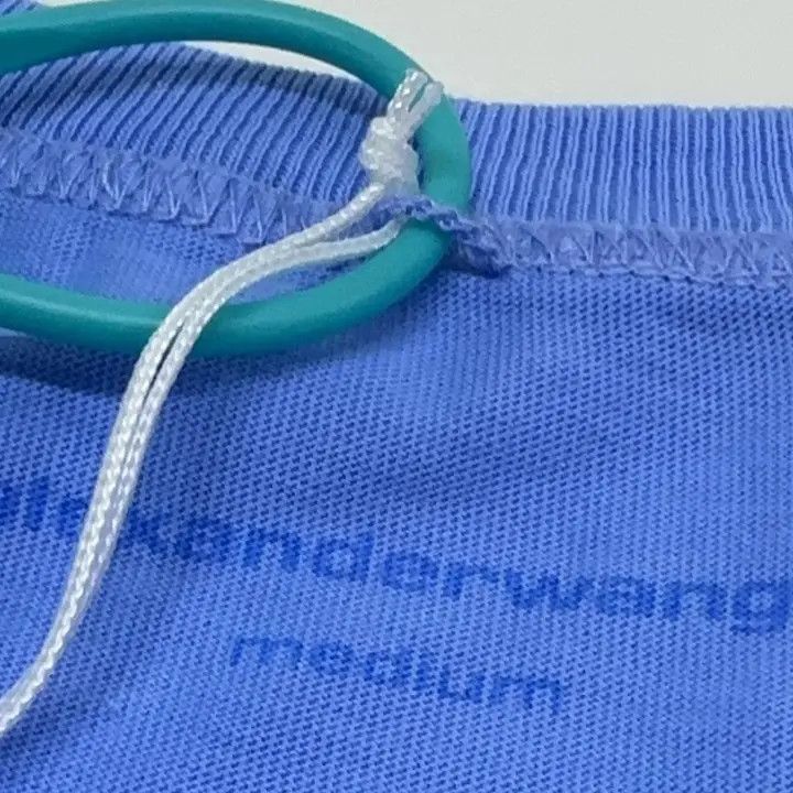 Alexander Wang Alexander Wang Blue Logo Short Sleeve Tee - Size M / US 6-8 / IT 42-44 - 7 Thumbnail