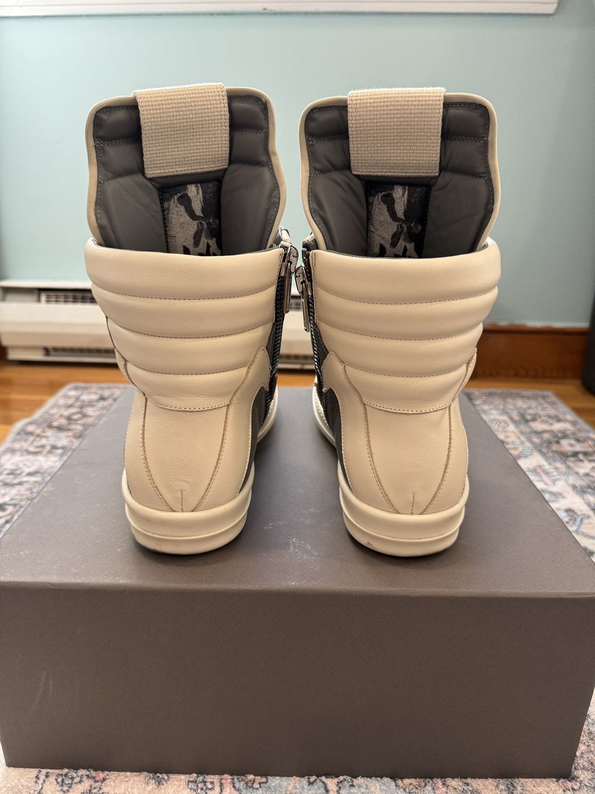 Rick Owens Rick Owens Grey concordians washed indigo Geobasket Size US 9 / EU 42 - 4 Thumbnail
